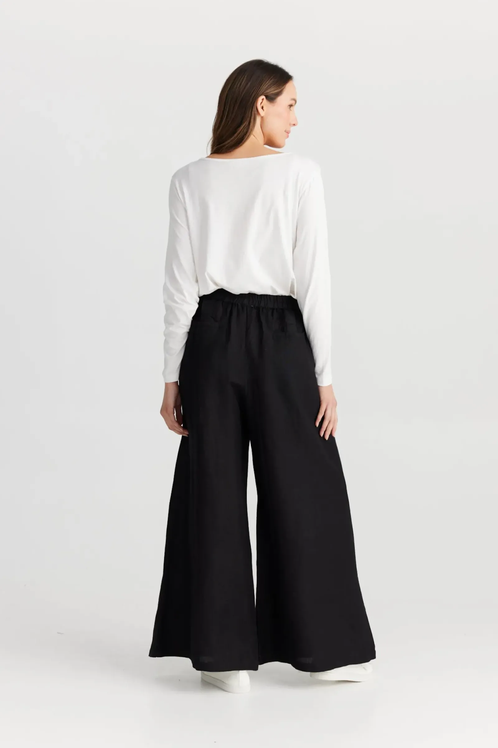 The Shanty Positano Pants - Black Clearance
