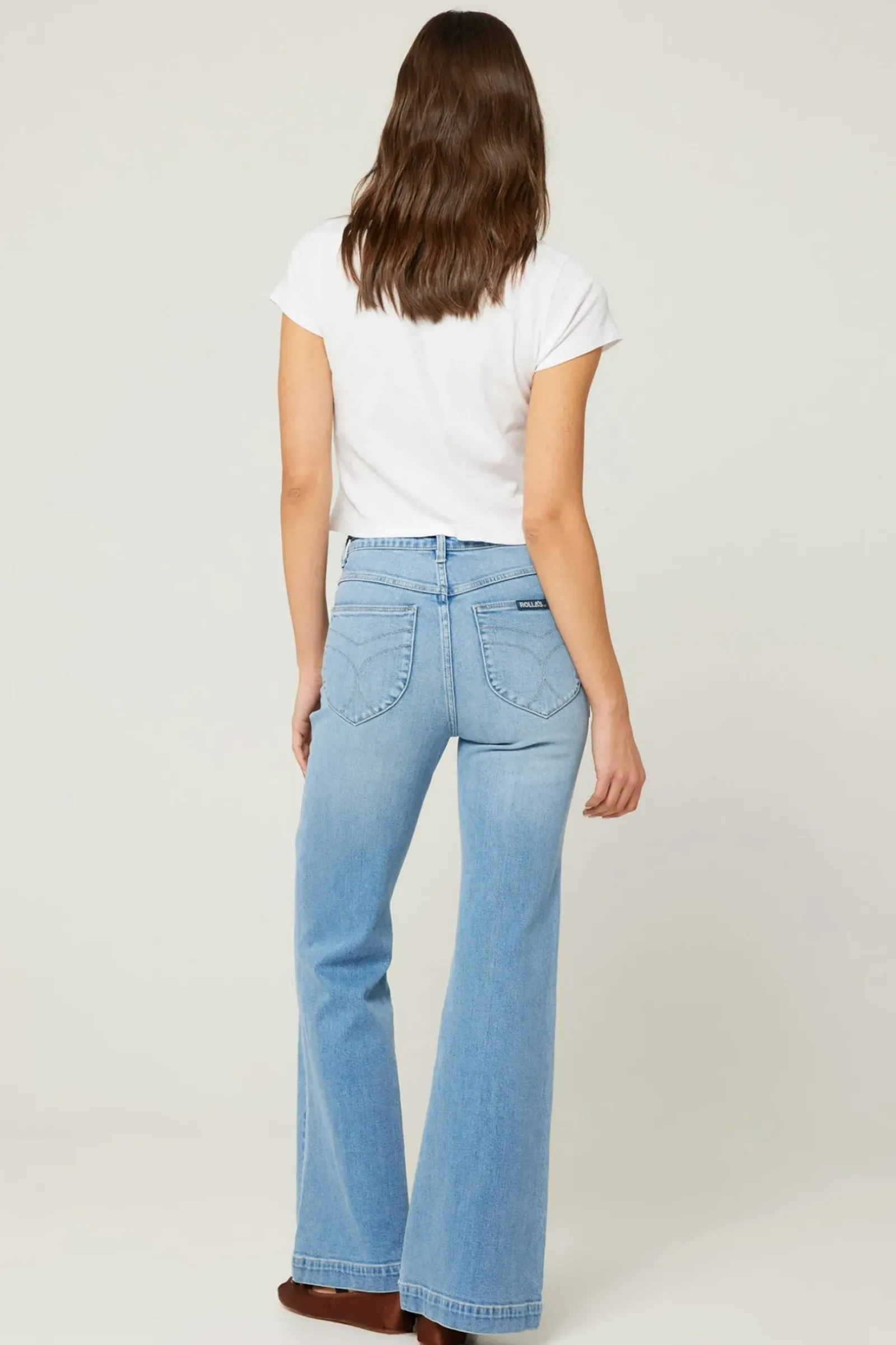 Rolla's Rolla's Eastcoast Flare Carly- Vintage Blue Discount