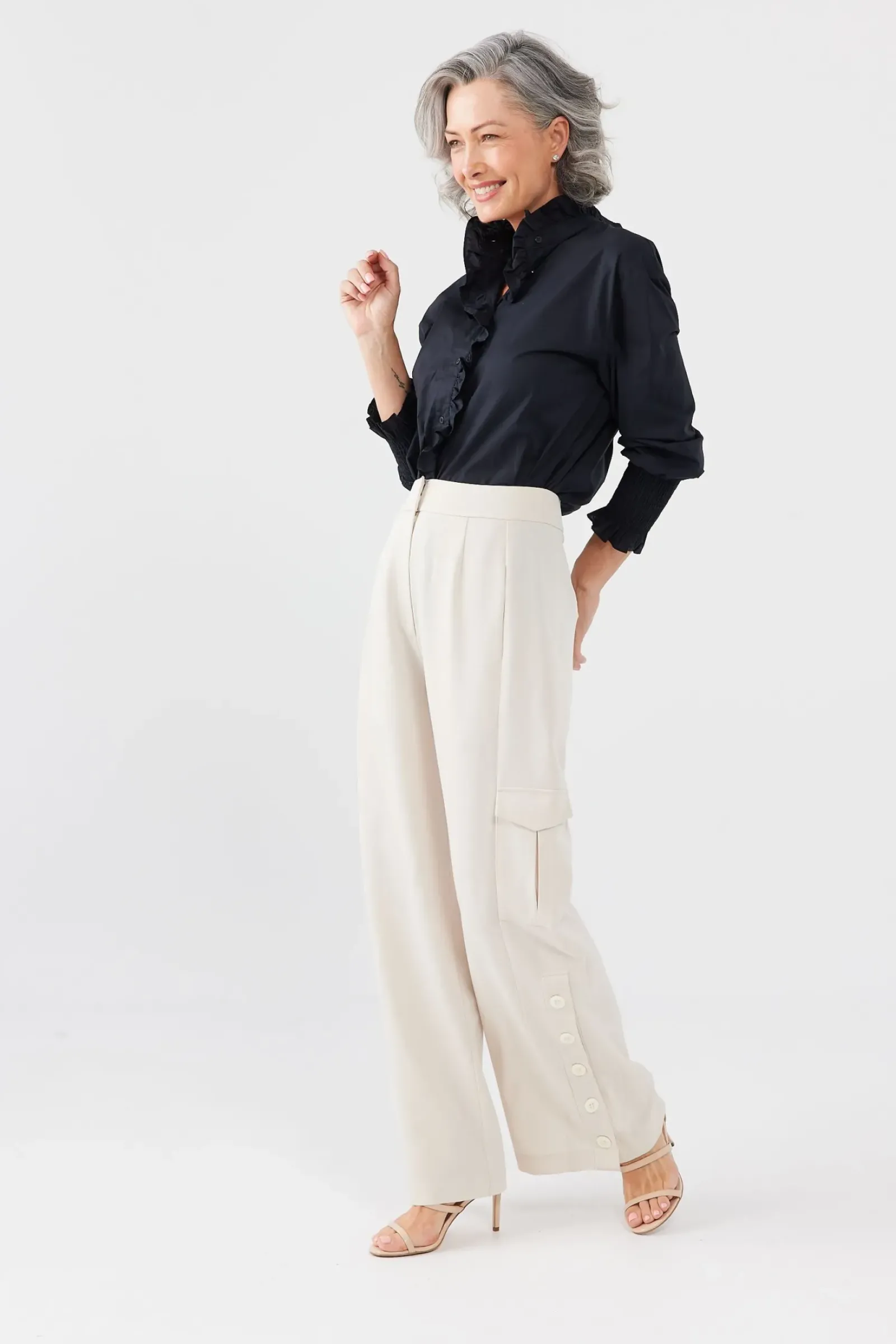 Brave & True Brave & True The Countess Shirt - Black Outlet