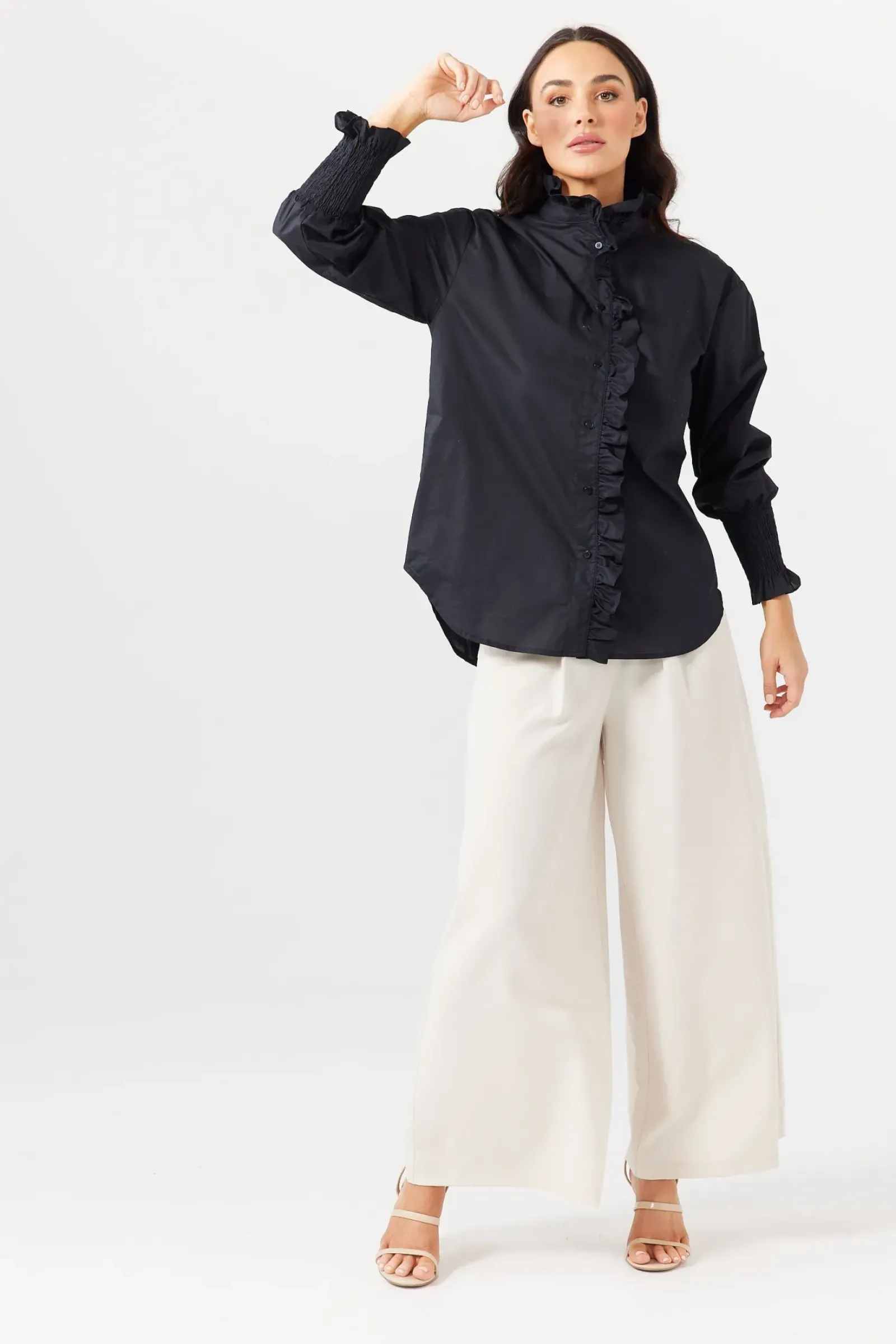 Brave & True Brave & True The Countess Shirt - Black Outlet