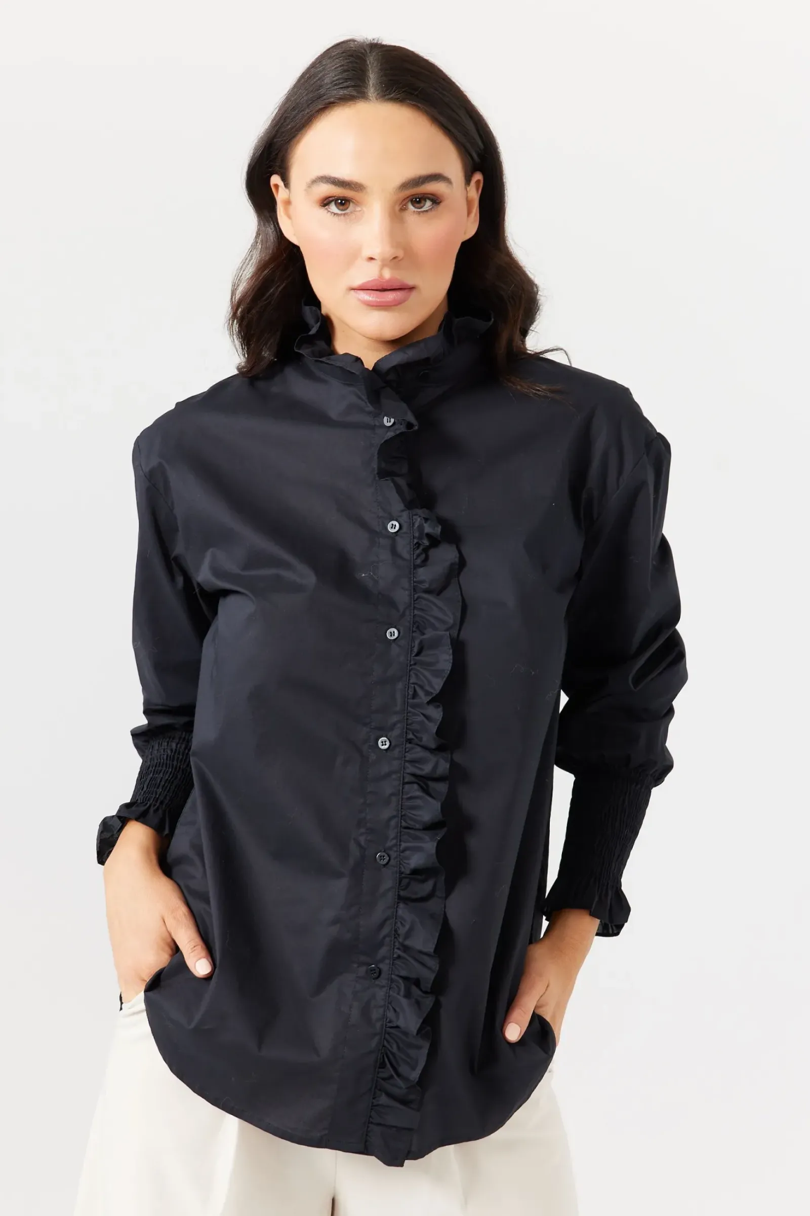 Brave & True Brave & True The Countess Shirt - Black Outlet