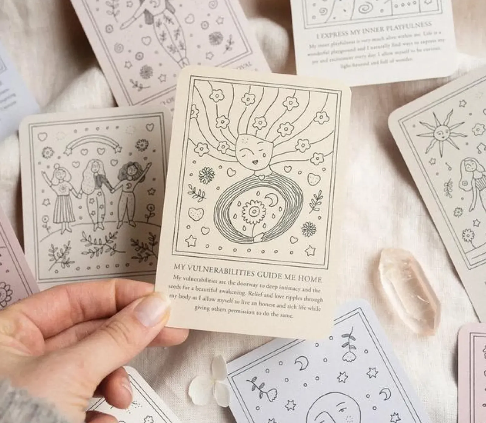 Musings from the Moon Self Love Affirmation Cards Hot