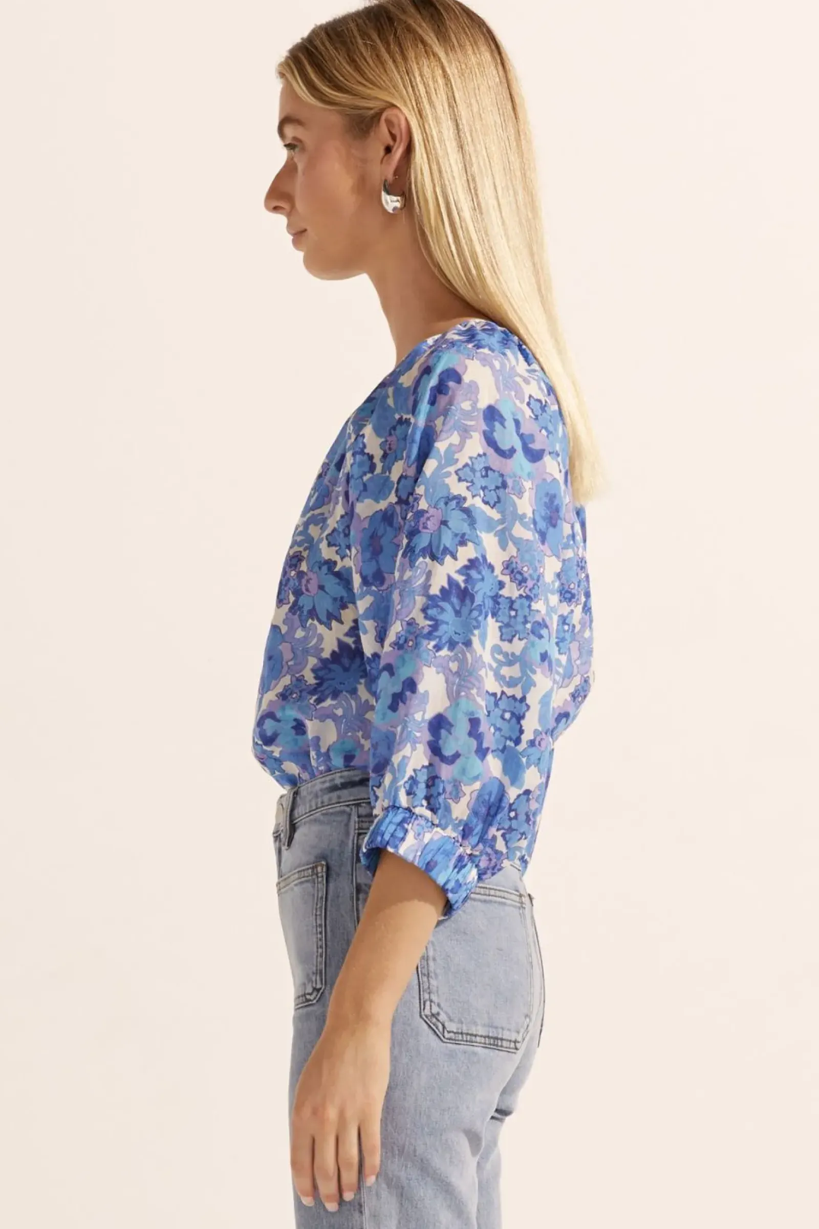 Zoe Kratzmann Imbue Top - Pacific Floral New