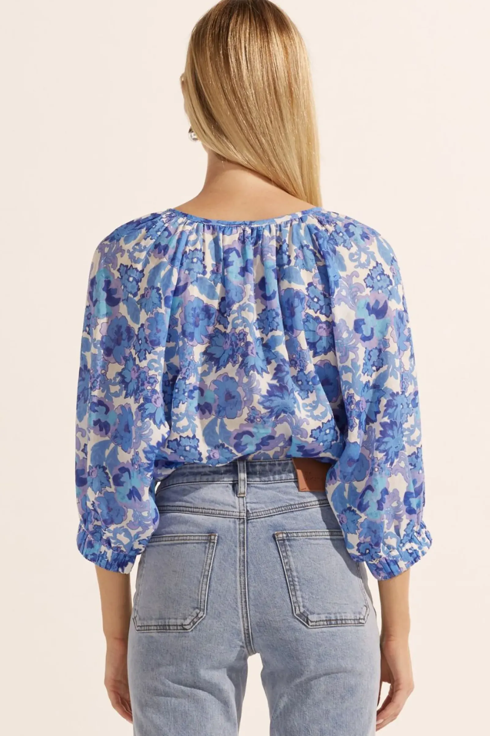 Zoe Kratzmann Imbue Top - Pacific Floral New