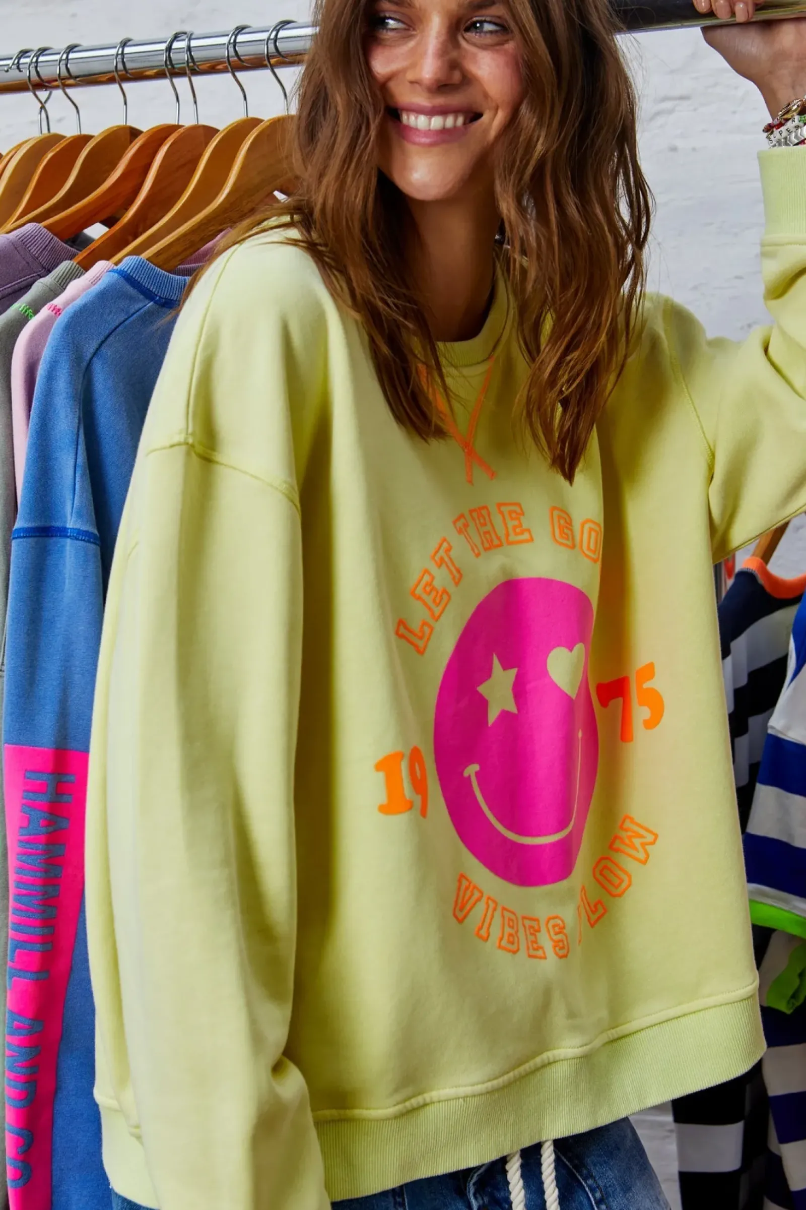 Hammill & Co Hammill & Co Happy Sweat - Lemon Discount