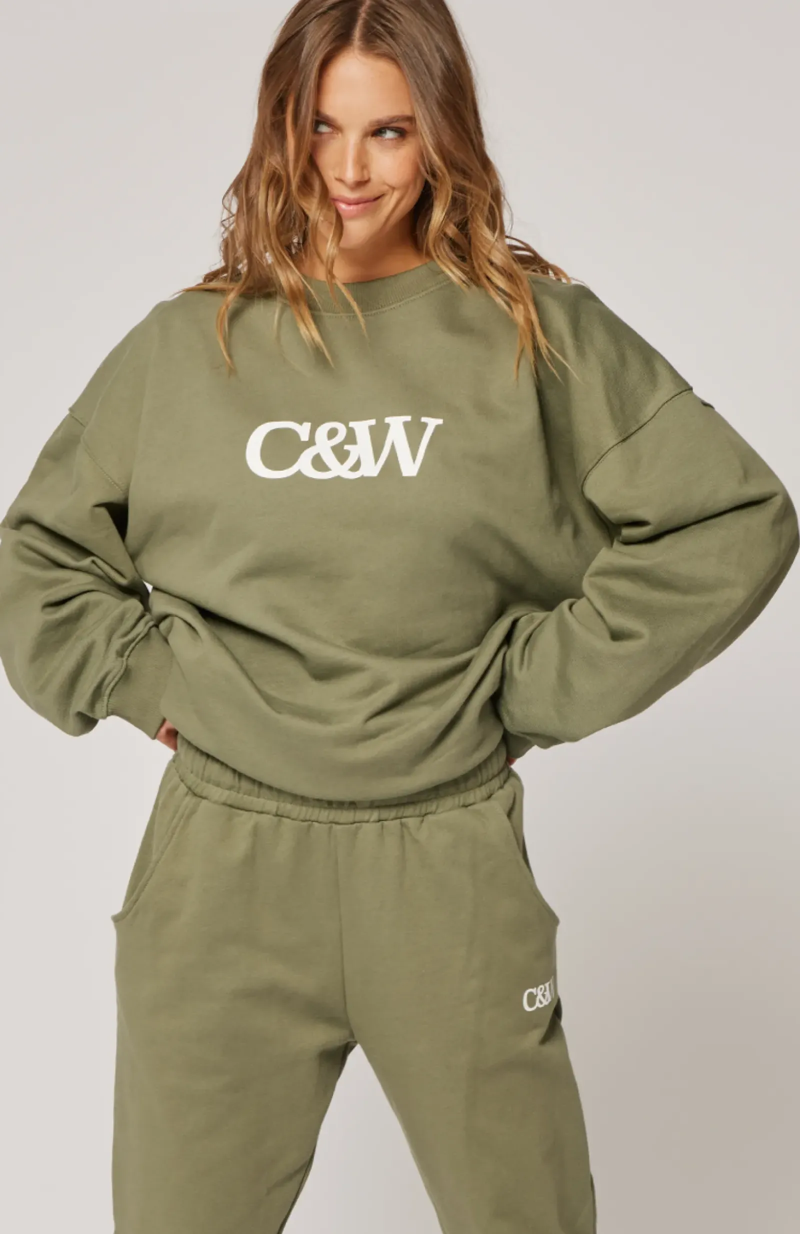 Cartel & Willow Cartel & Willow Nina Sweater - Khaki Clearance