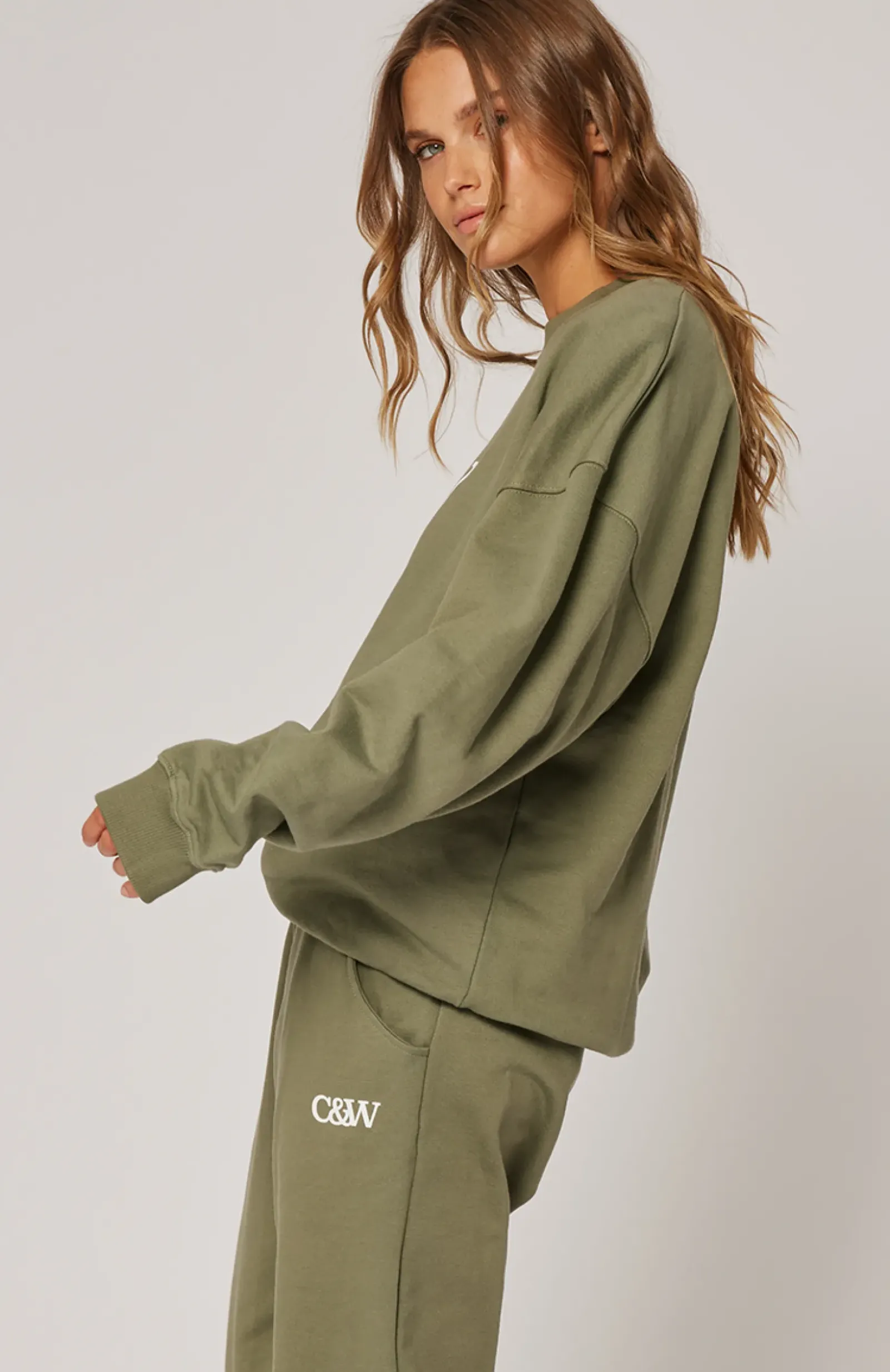 Cartel & Willow Cartel & Willow Nina Sweater - Khaki Clearance