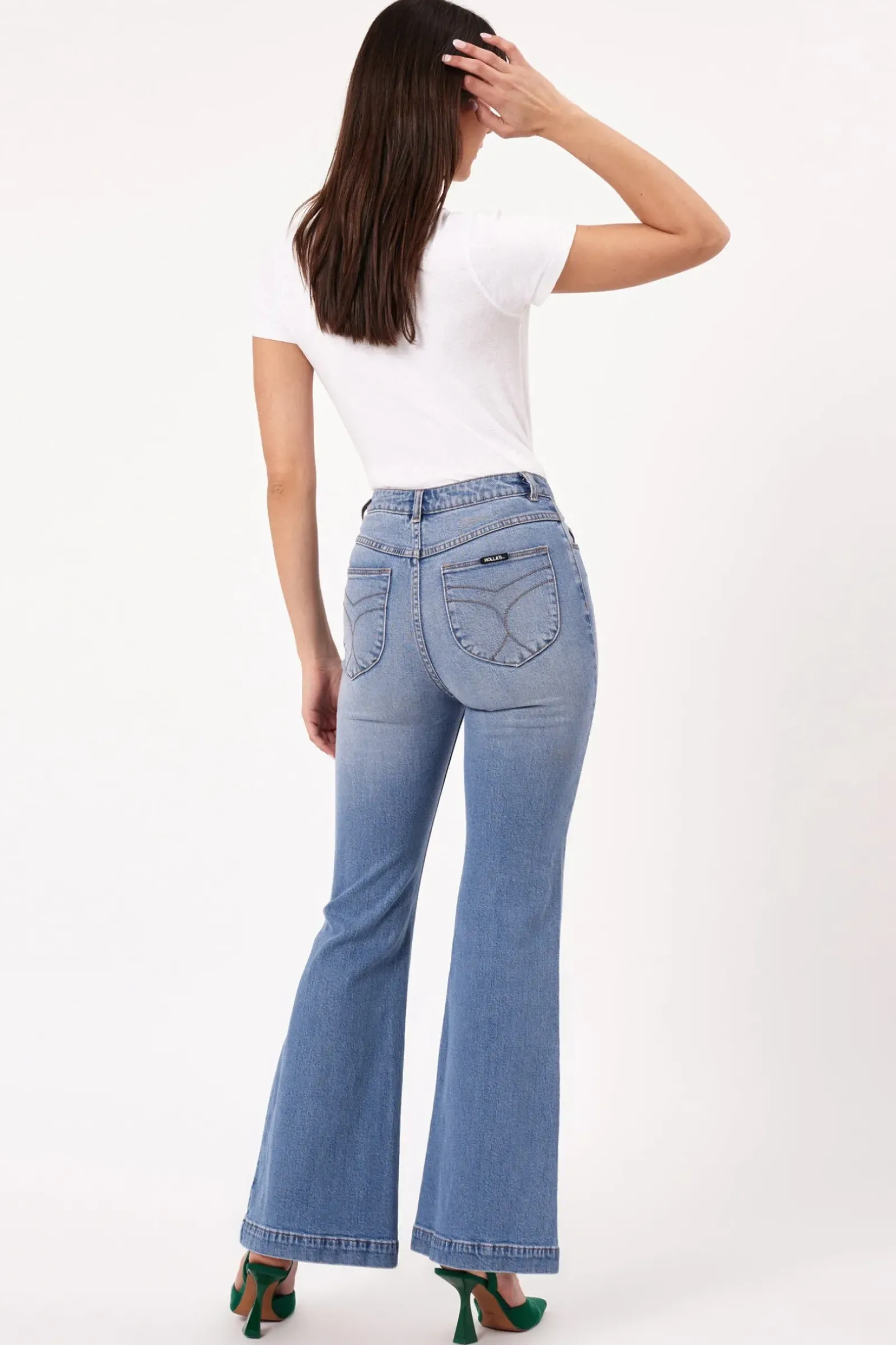 Rolla's Rolla's Eastcoast Flare Kate - Mid Vintage Blue Sale
