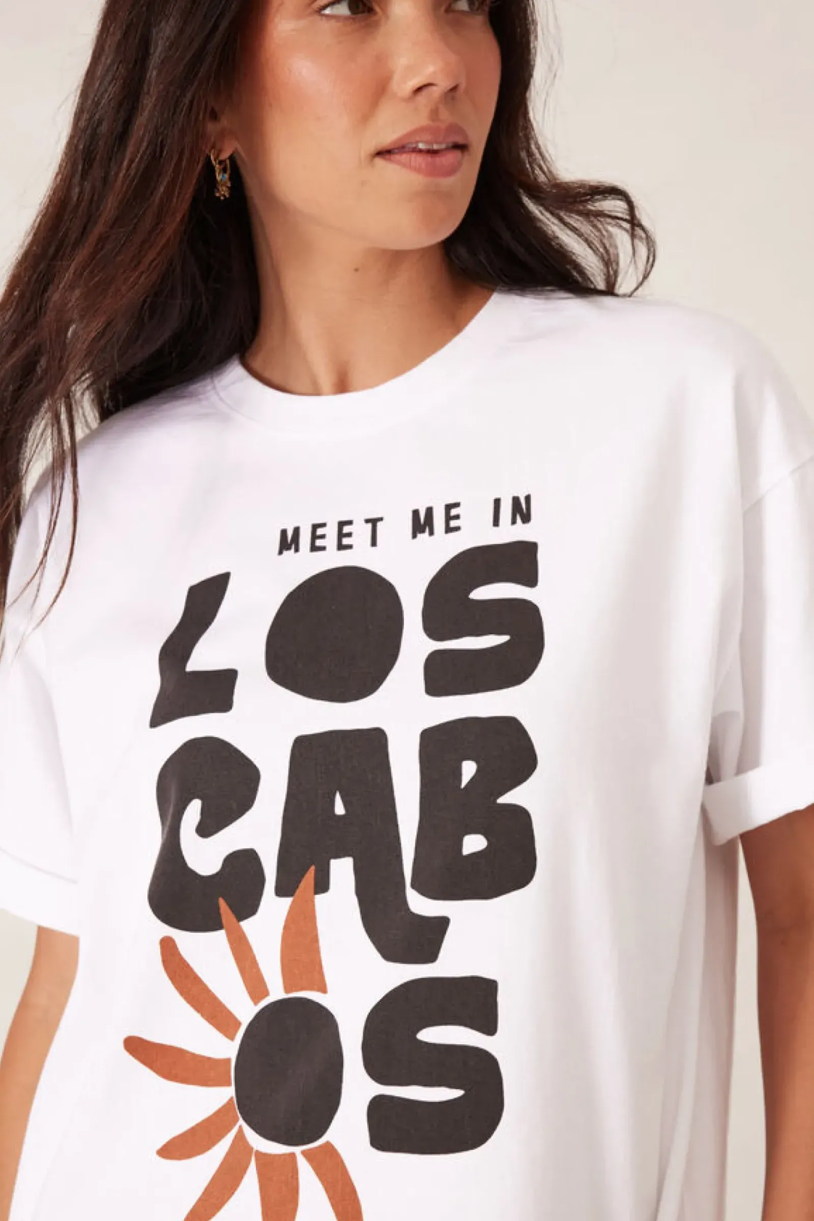 Ceres Life Boyfriend Tee - Los Cabos White New