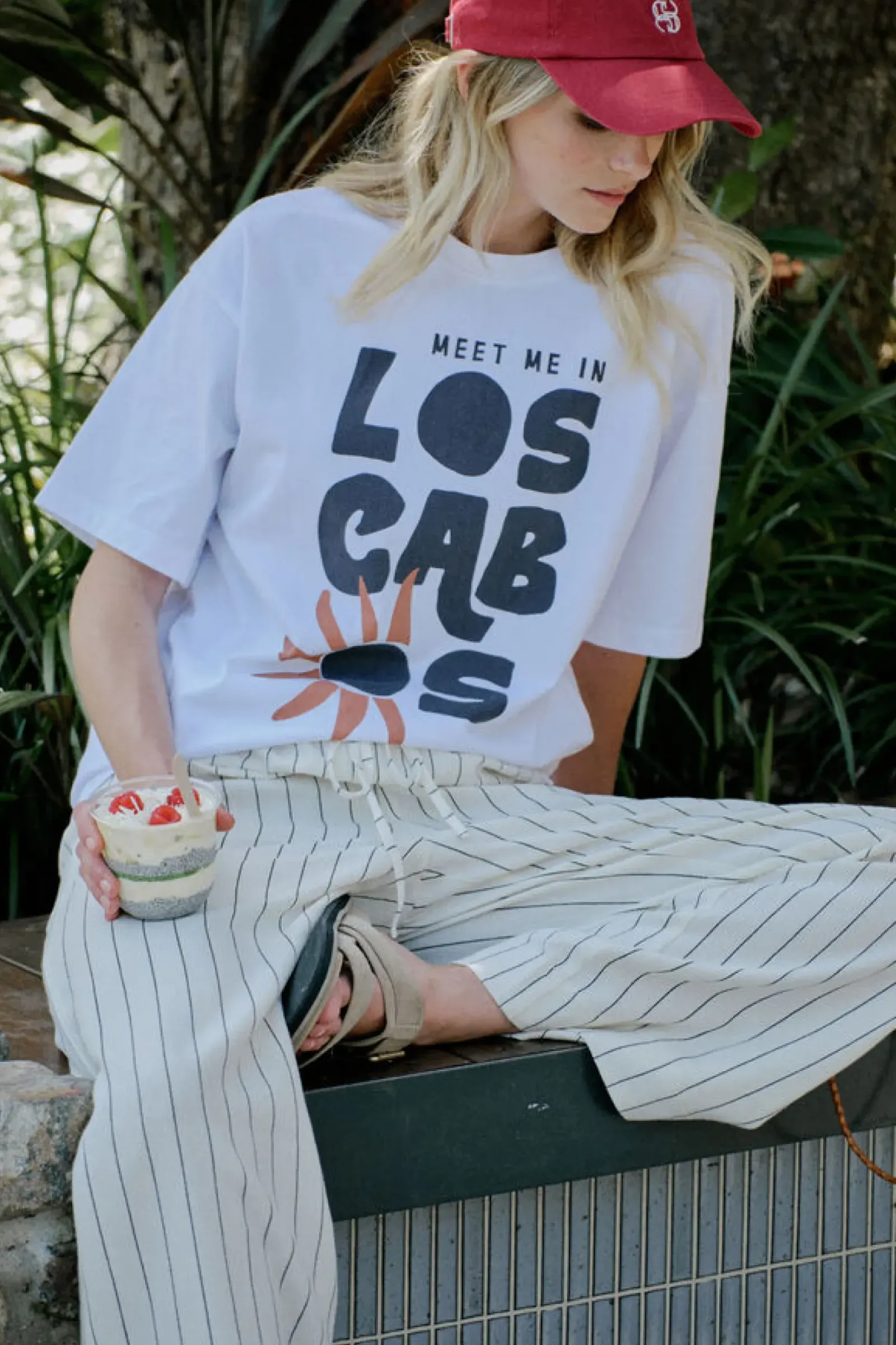 Ceres Life Boyfriend Tee - Los Cabos White New