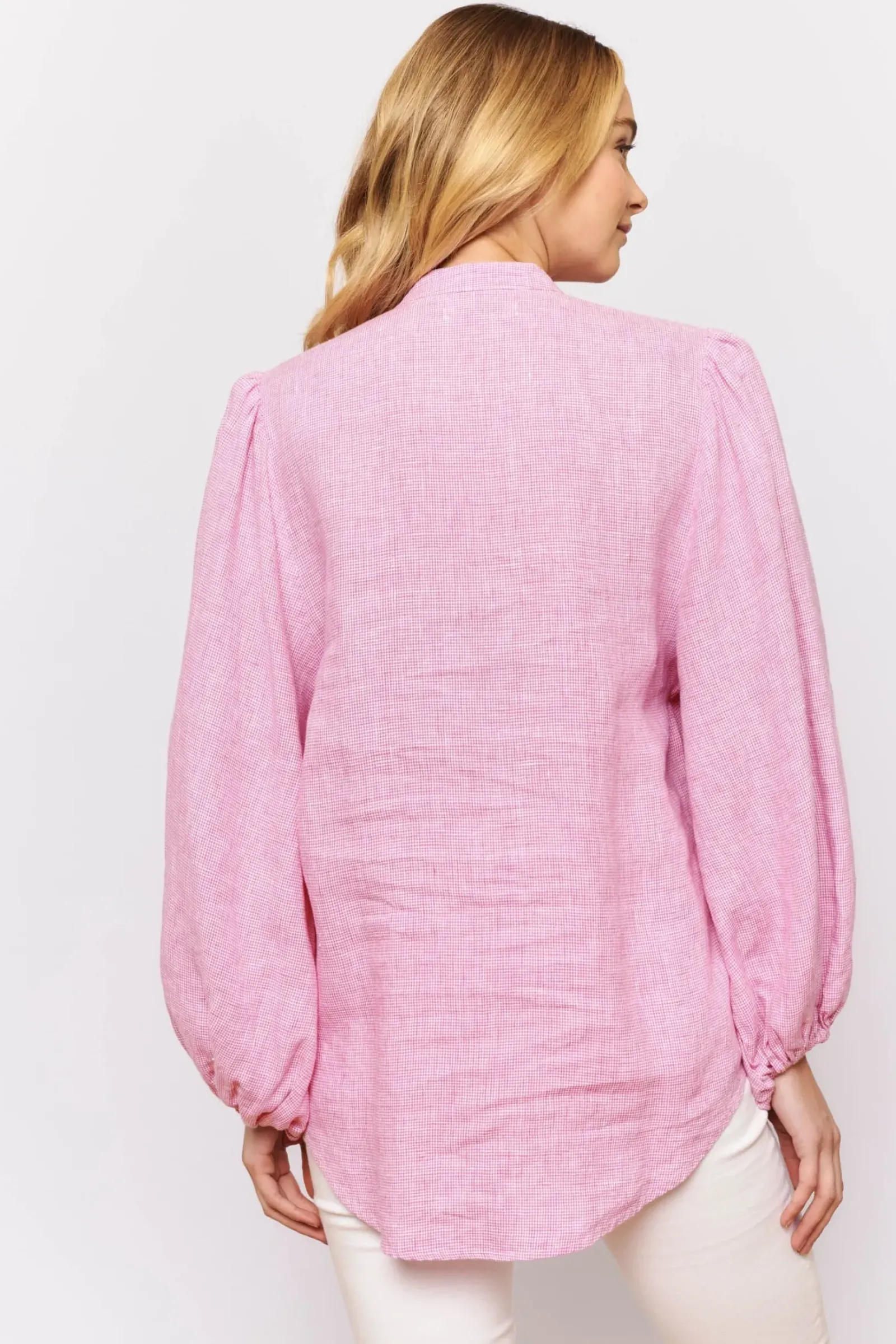 Alessandra Charade Shirt - Pink Houndstooth Online