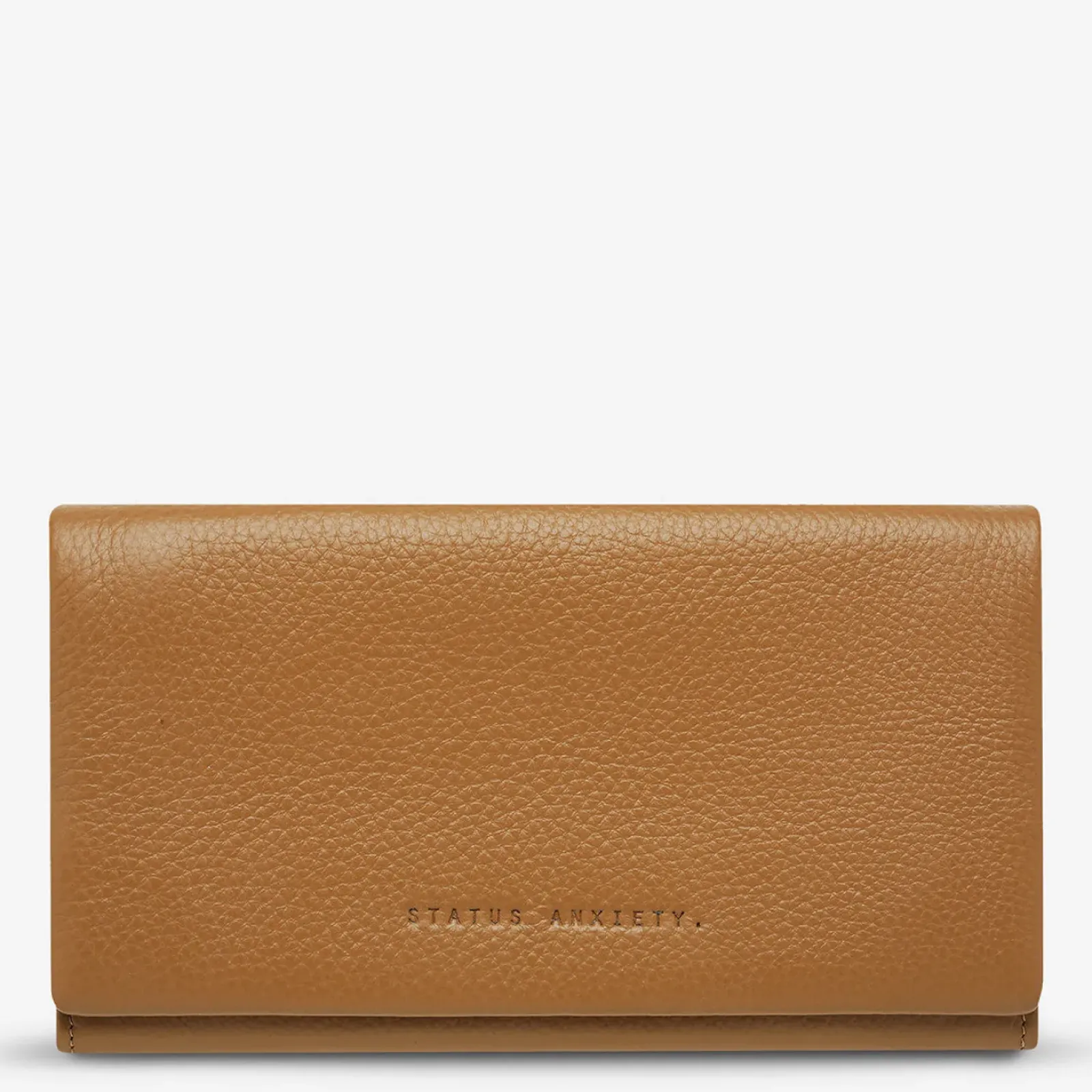 Status Anxiety Nevermind Wallet - Tan Clearance