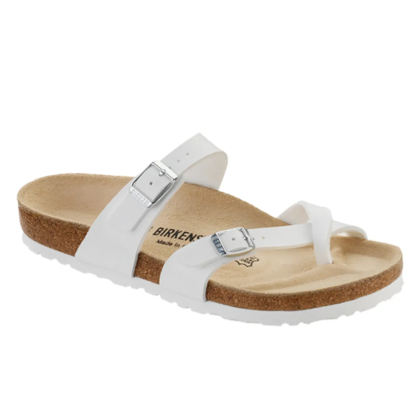 Birkenstock Mayari White Birk-Flor - Narrow Clearance