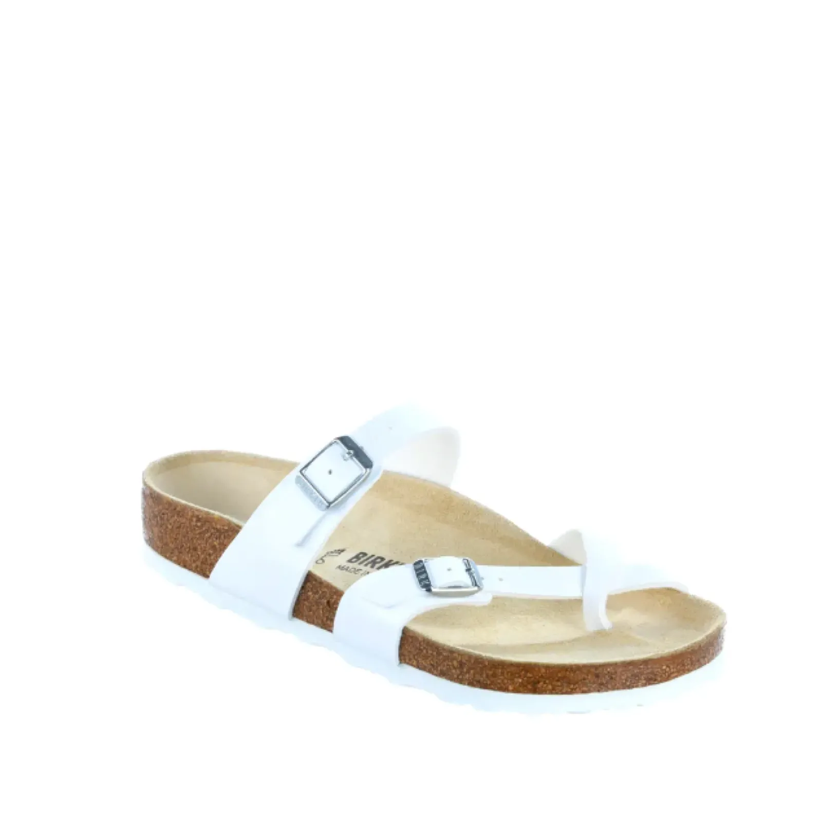 Birkenstock Mayari White Birk-Flor - Narrow Clearance