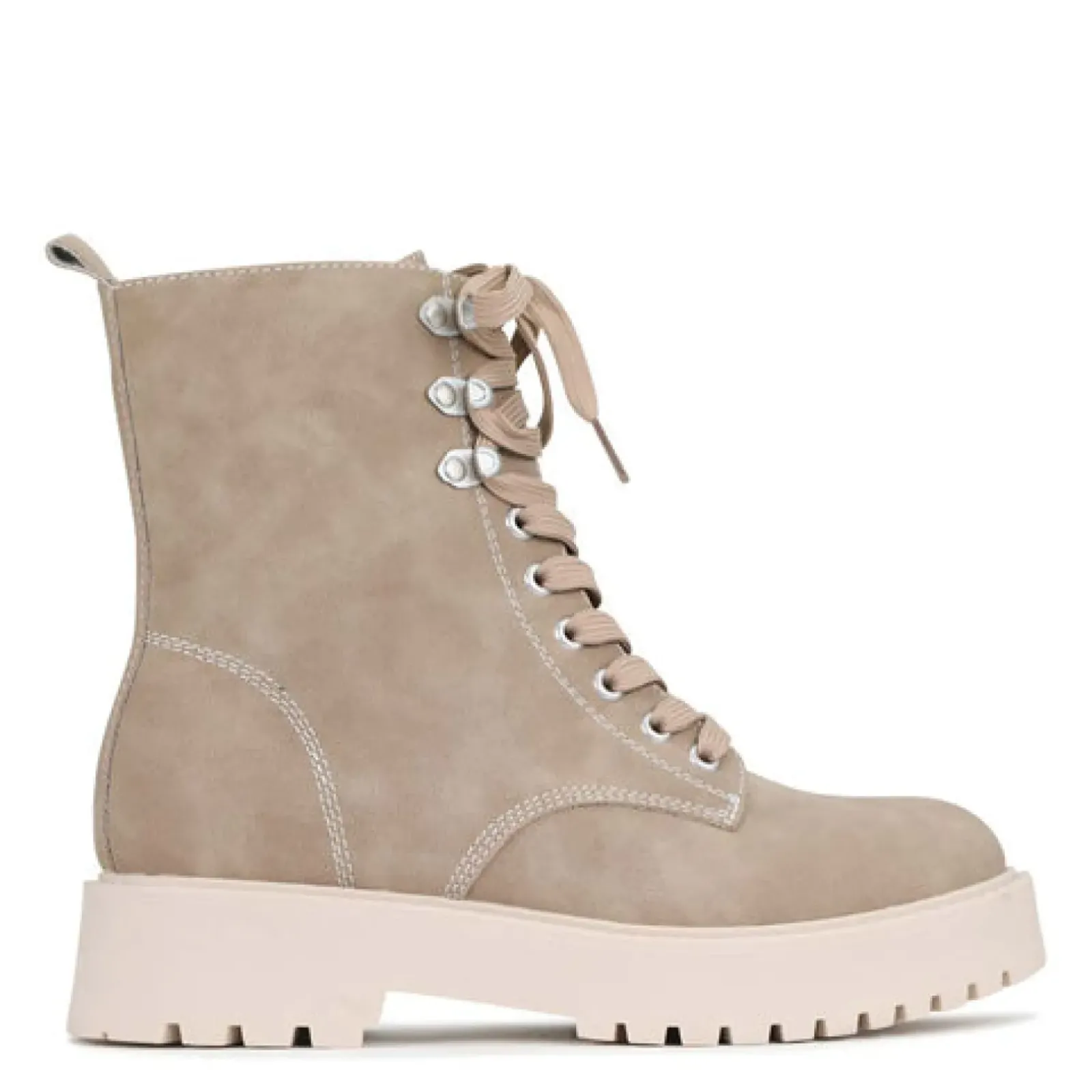 Los Cabos Shoes Los Cabos Raine Lace Up Boot - Taupe Clearance