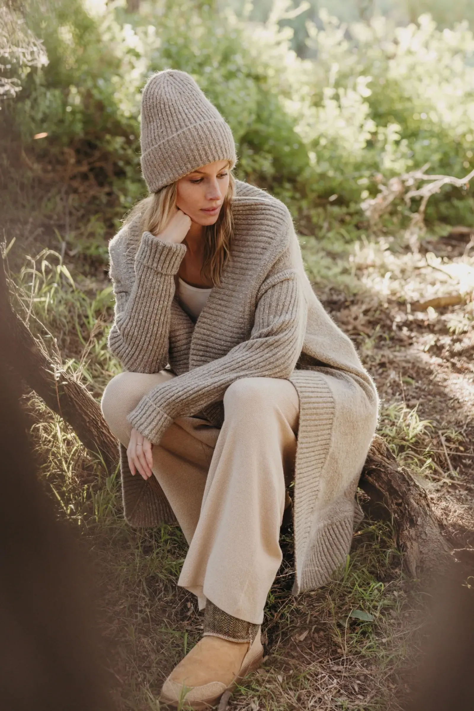 Talamaya Cascade Cardigan - Vintage Khaki Sale