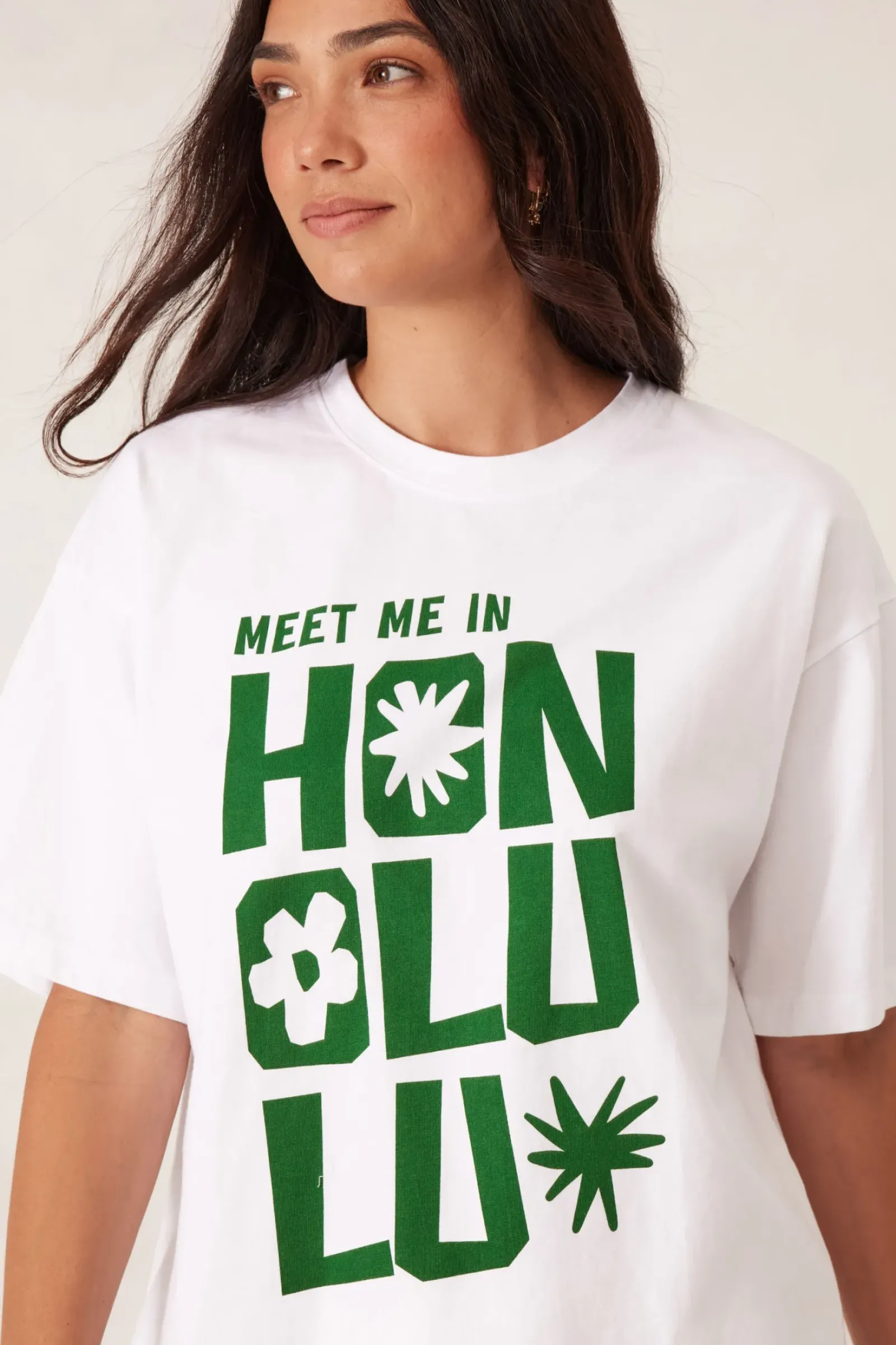 Ceres Life Ceres Boyfriend Tee - Honolulu Winter Green Online