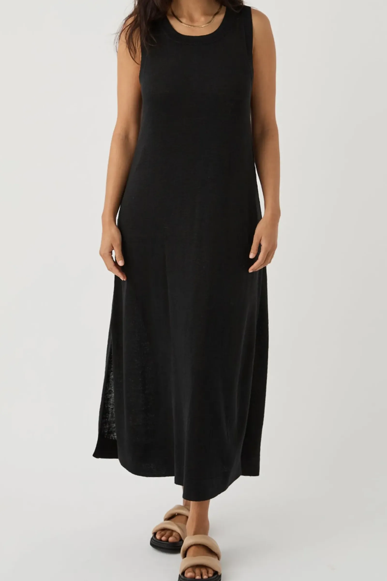 ARCAA Brie Long Dress - Black Clearance