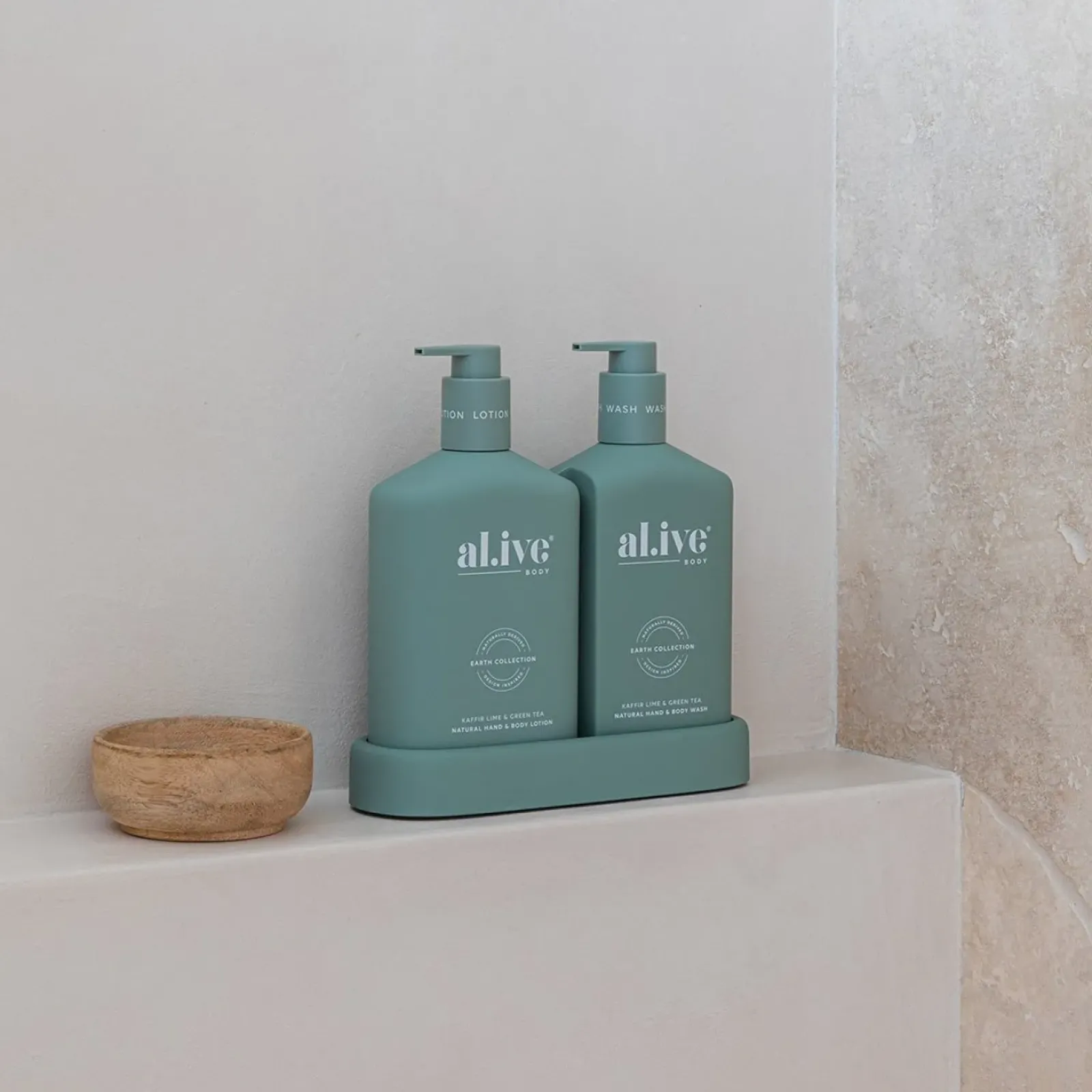 Al.ive Wash & Lotion Duo - Kaffir Lime & Green Tea Discount
