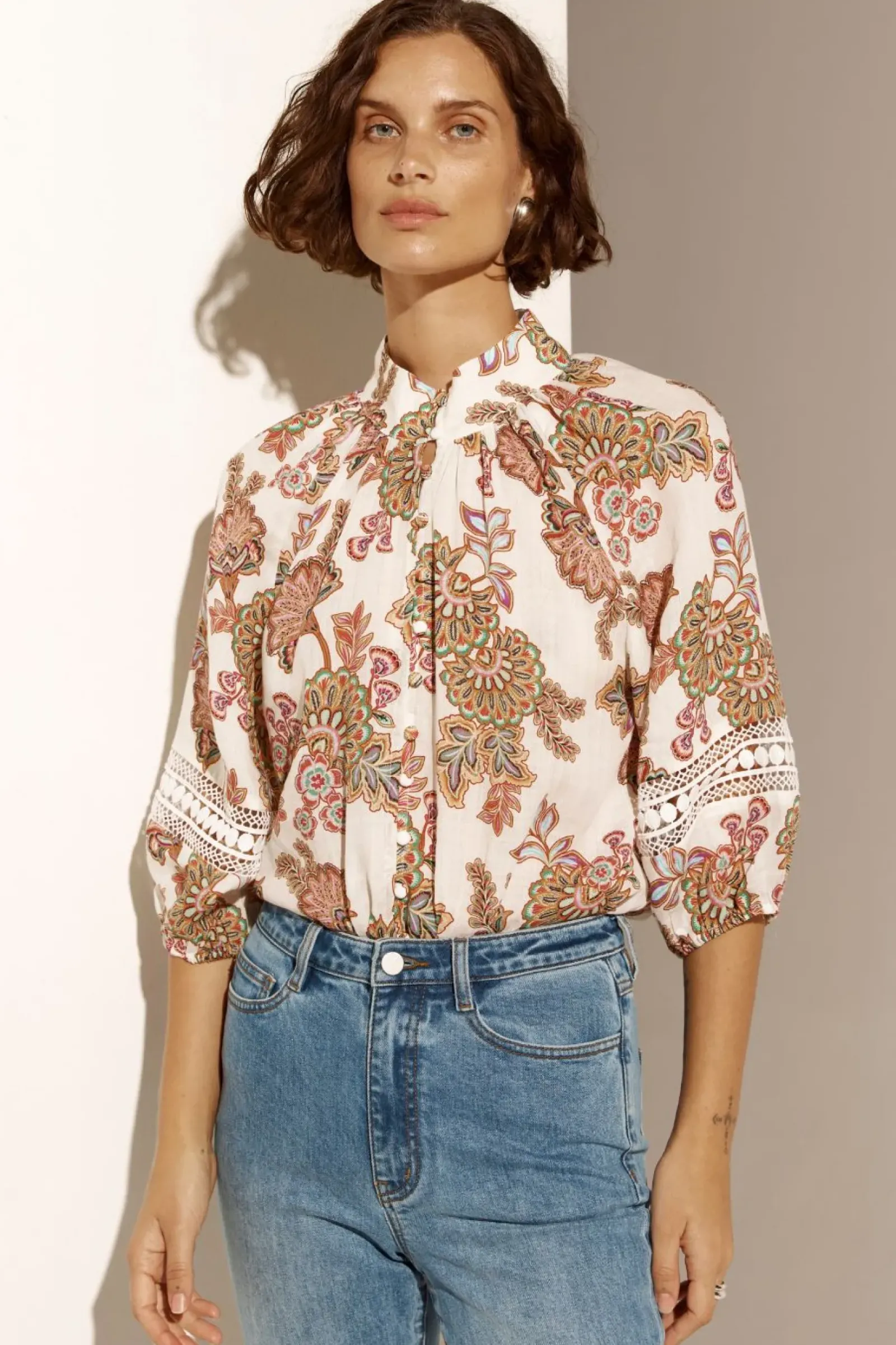 Zoe Kratzmann Invoke Top - K'gari Cream Fashion