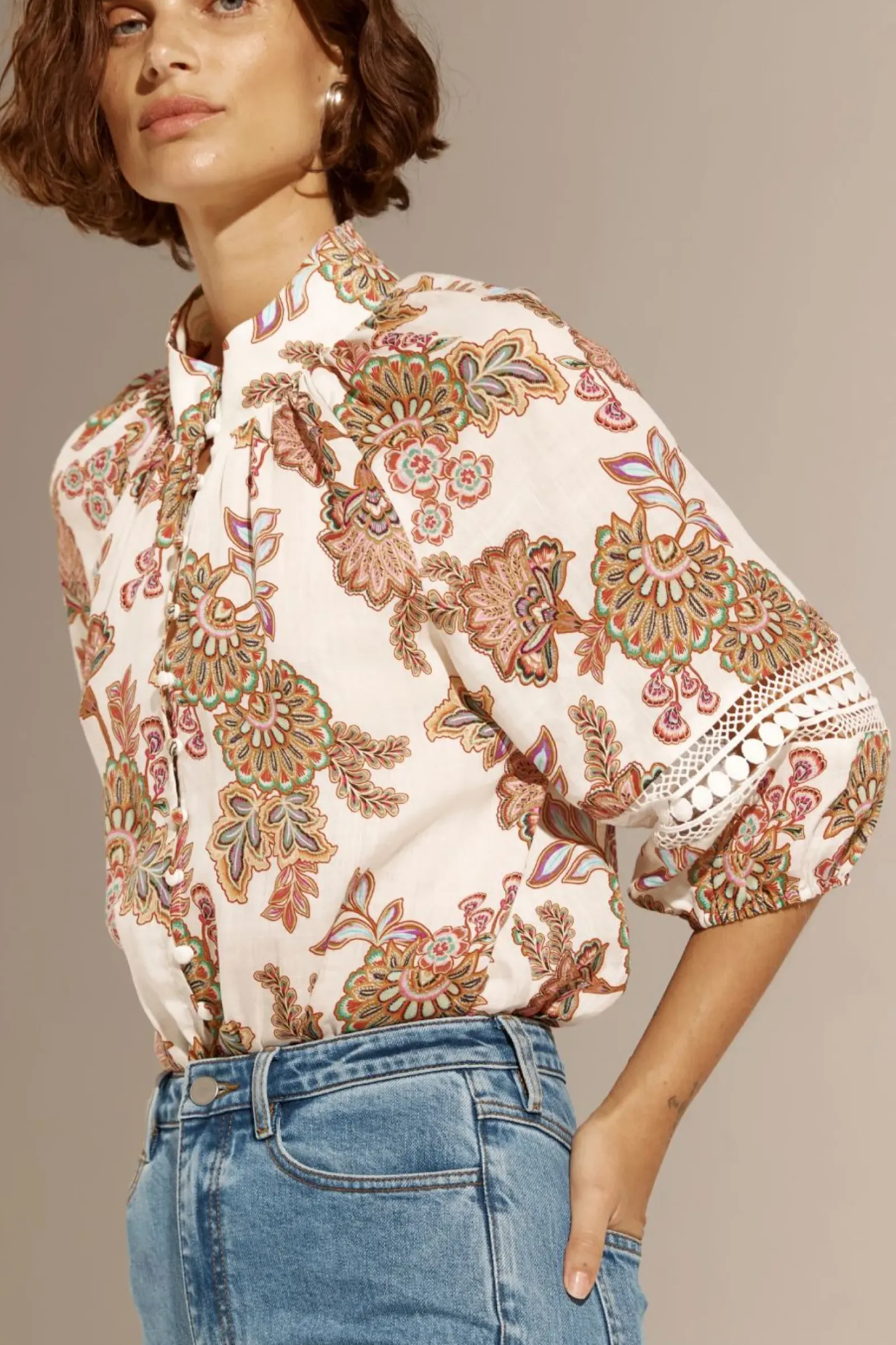 Zoe Kratzmann Invoke Top - K'gari Cream Fashion