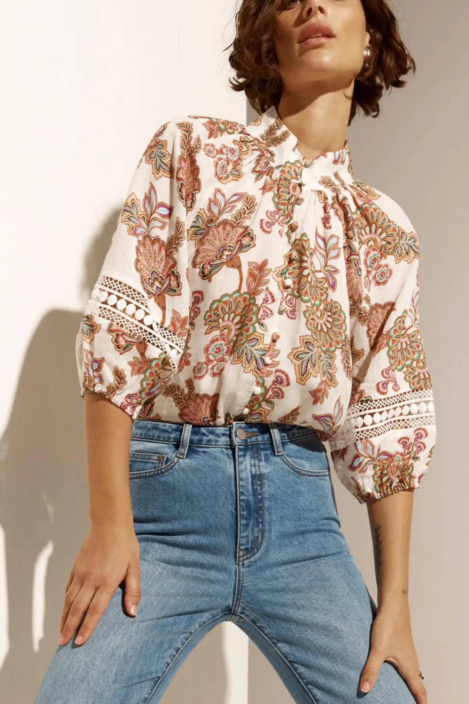 Zoe Kratzmann Invoke Top - K'gari Cream Fashion