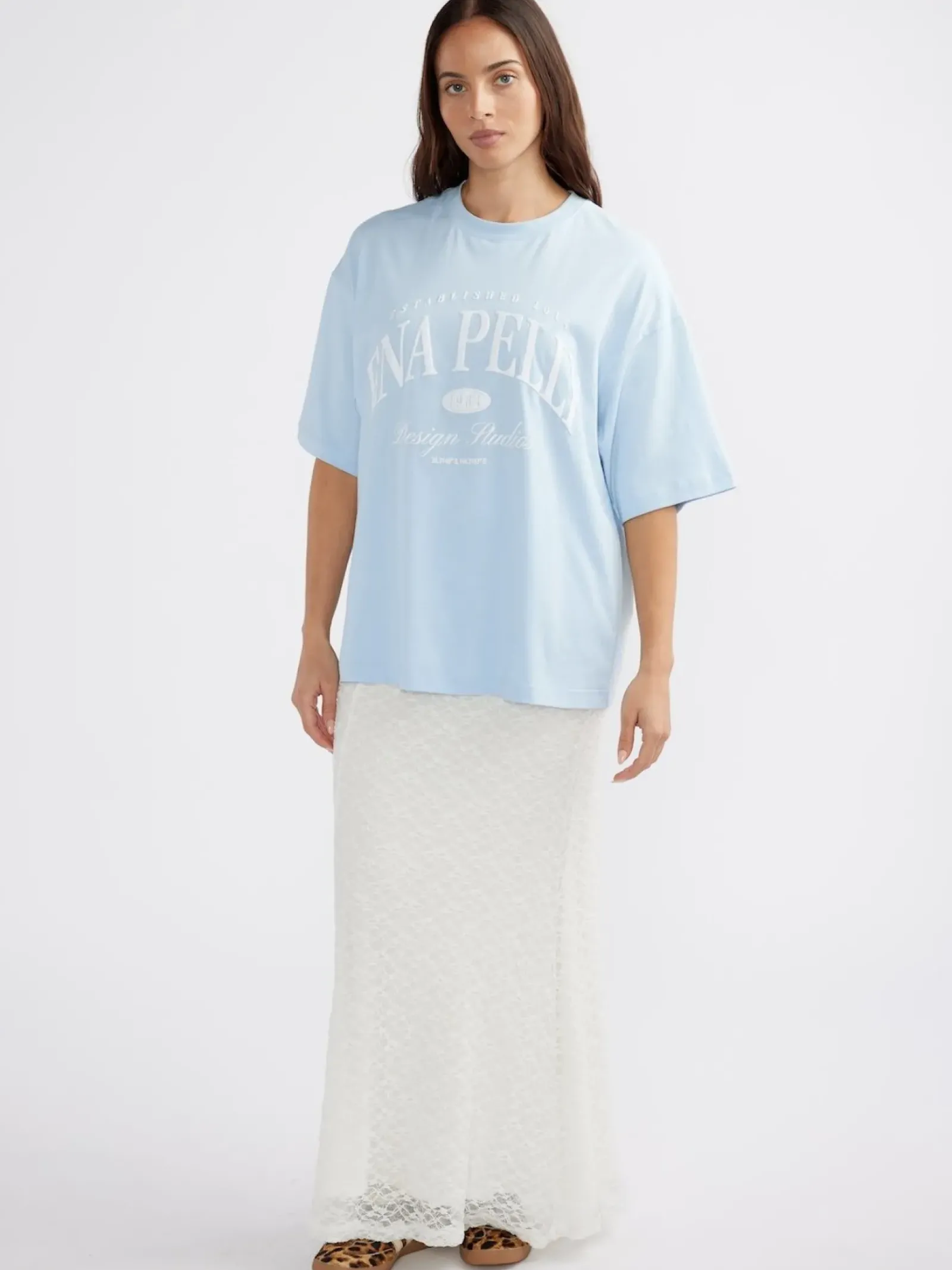 Ena Pelly Heritage Studios Tee - Capri Wash Hot