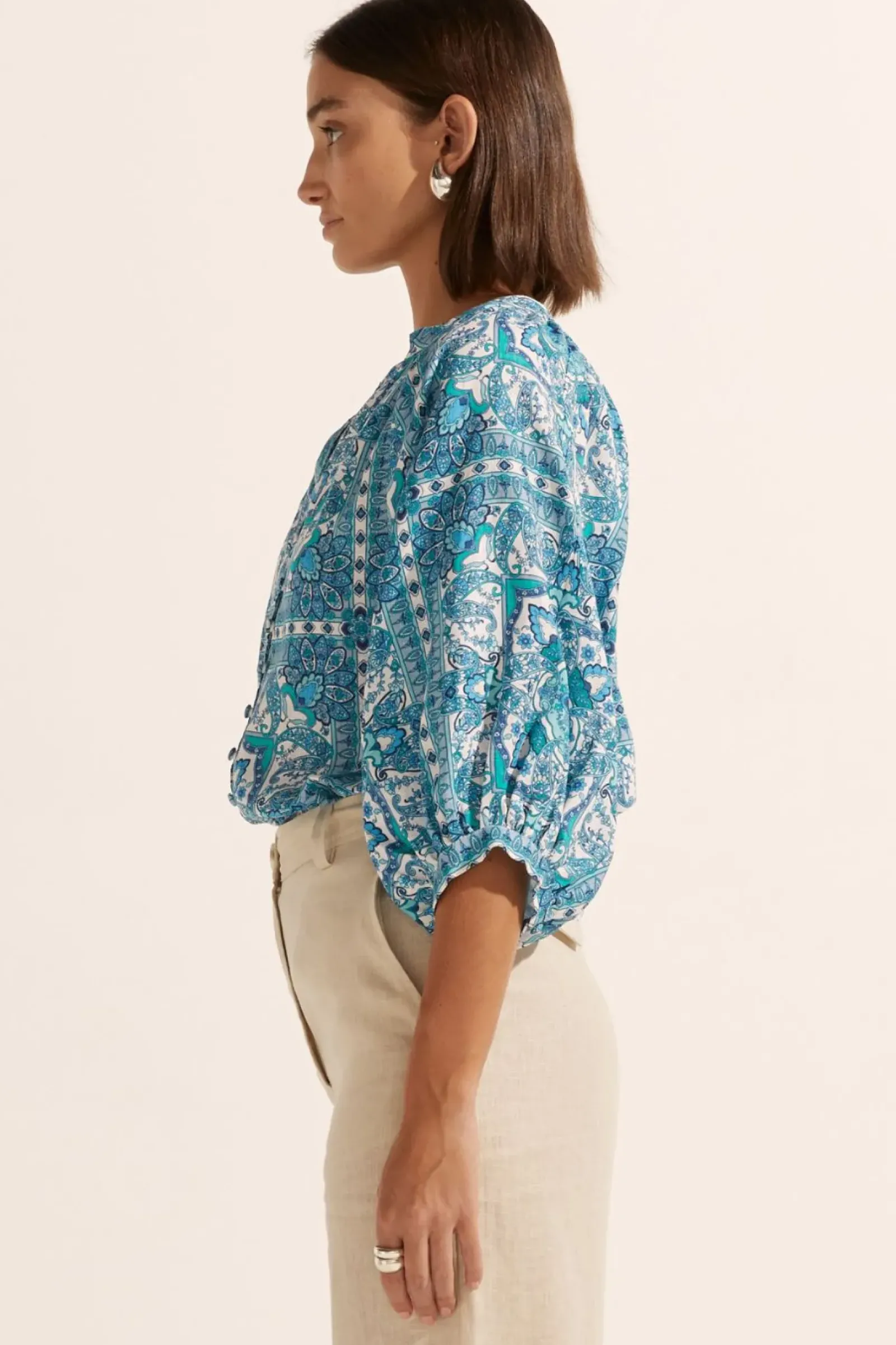 Zoe Kratzmann Hanker Top - Sapphire Tile Sale