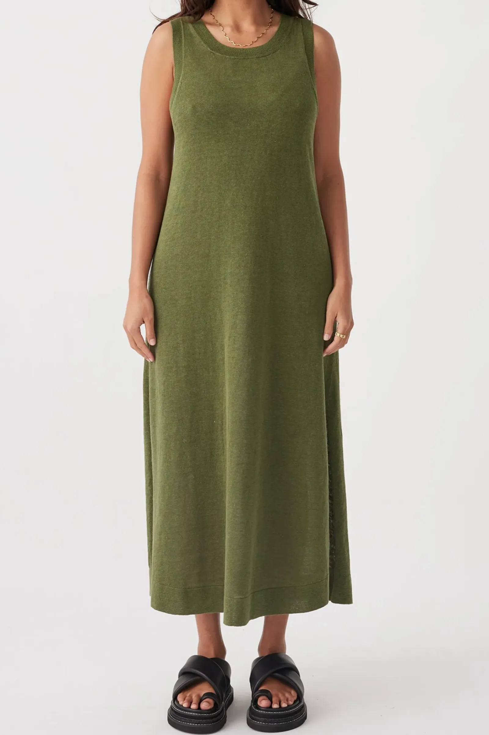 ARCAA Brie Long Dress - Caper Hot