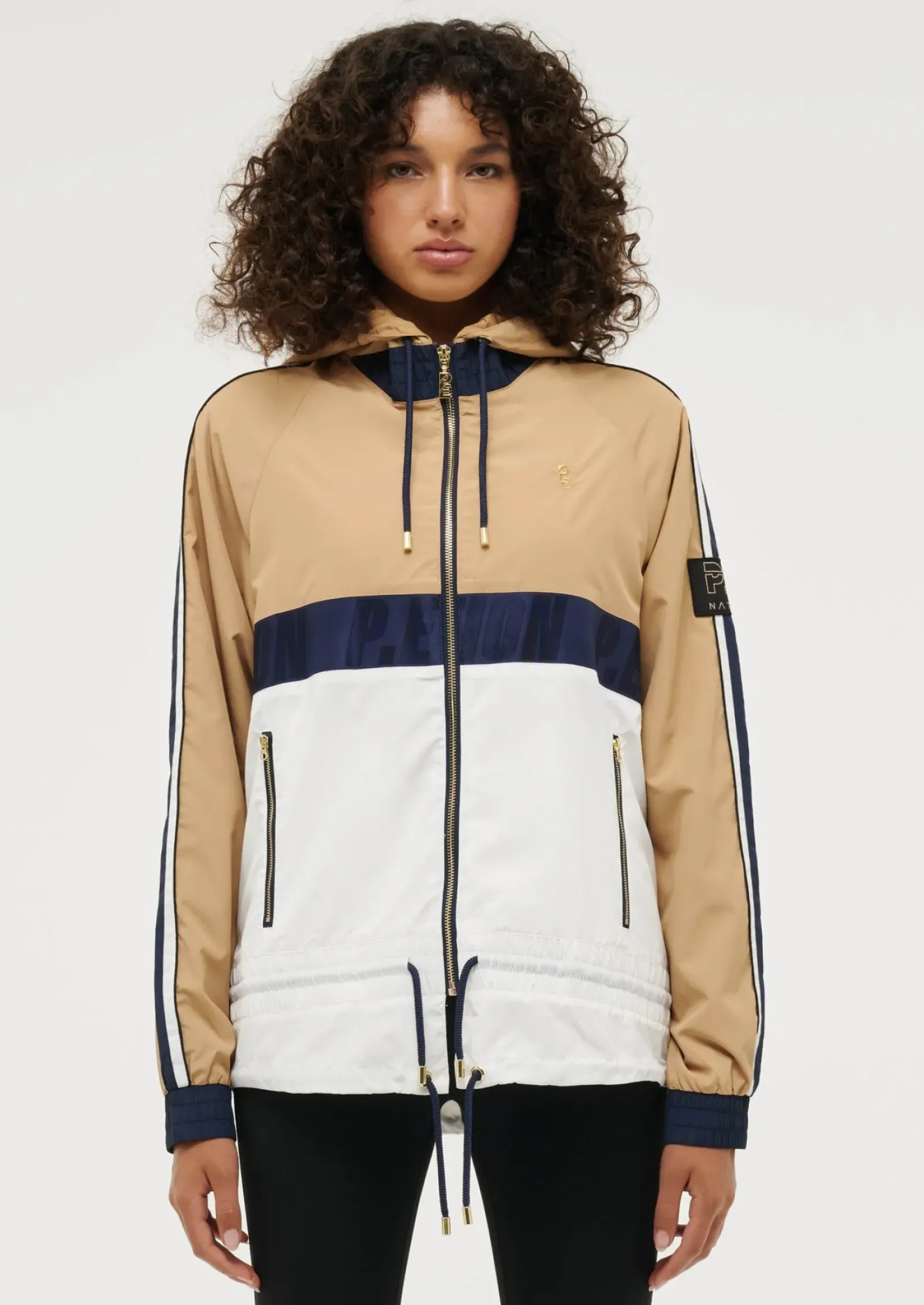 P.E Nation Cropped Man Down Jacket - Optic White Best