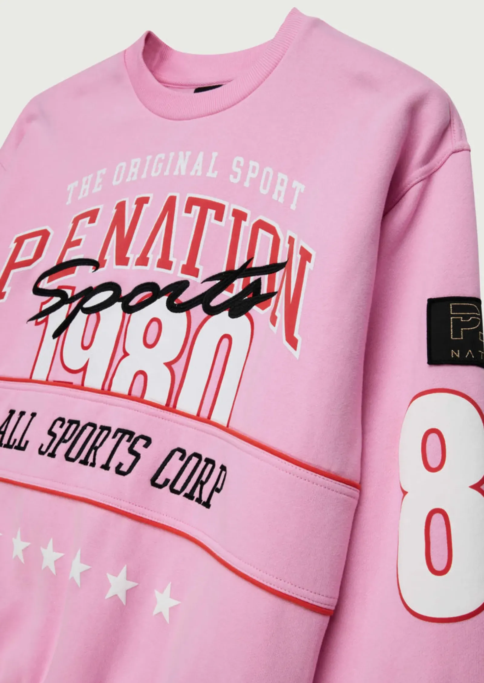 P.E Nation Summer League Sweat - Prism Pink Clearance