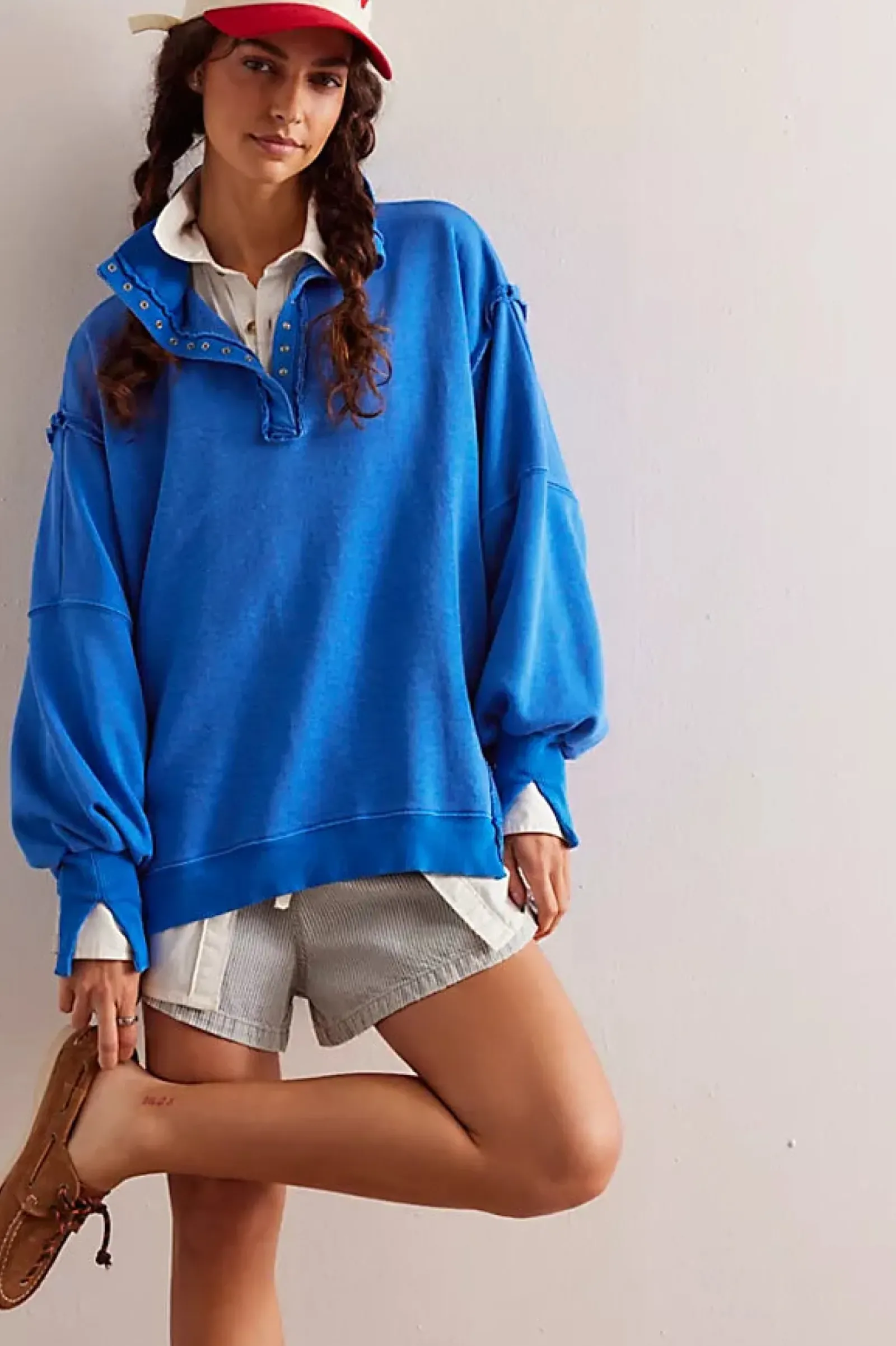 Free People Camden Henley - Lake Victoria Discount