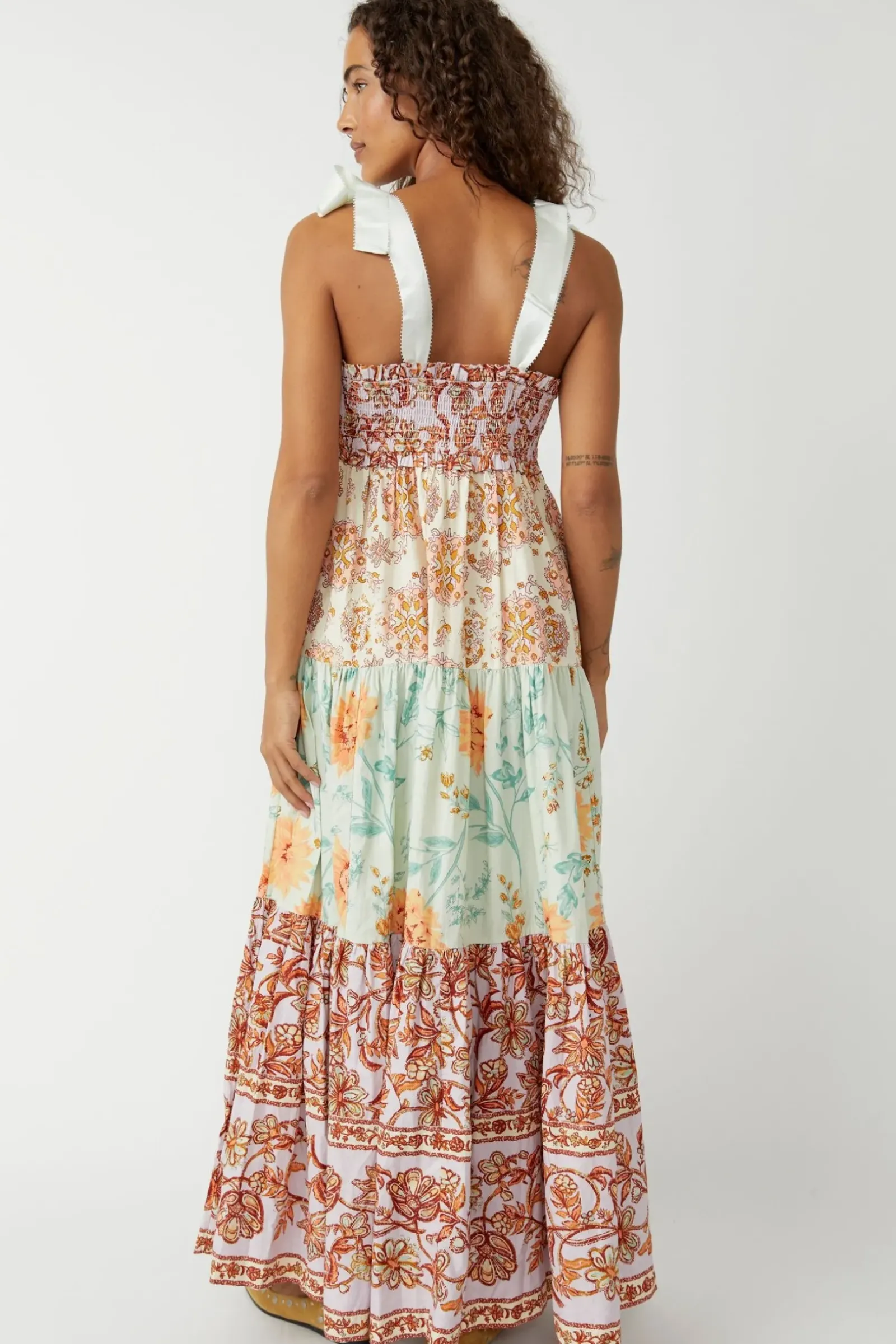 Free People Bluebell Maxi - Lilac Combo Discount