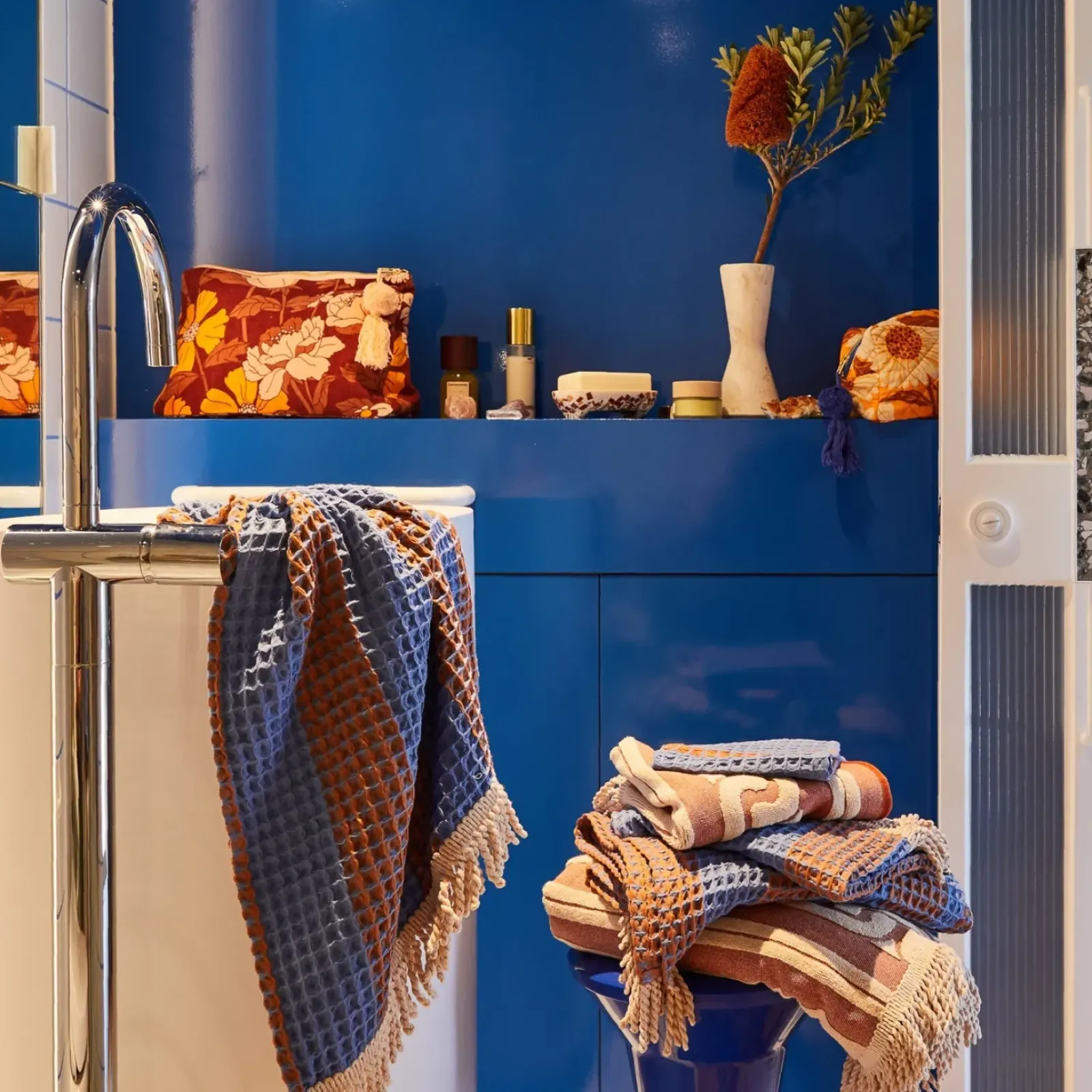 Sage & Clare Sage & Clare Benita Cosmetic Bag Hot