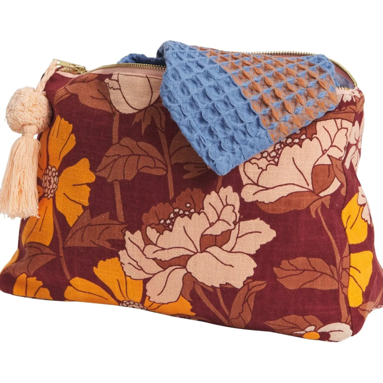Sage & Clare Sage & Clare Benita Cosmetic Bag Hot