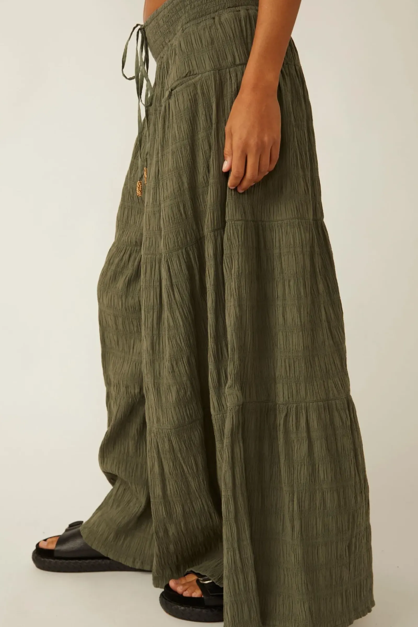 Free People In Paradise Wide Leg Pant - Dried Basil Sale