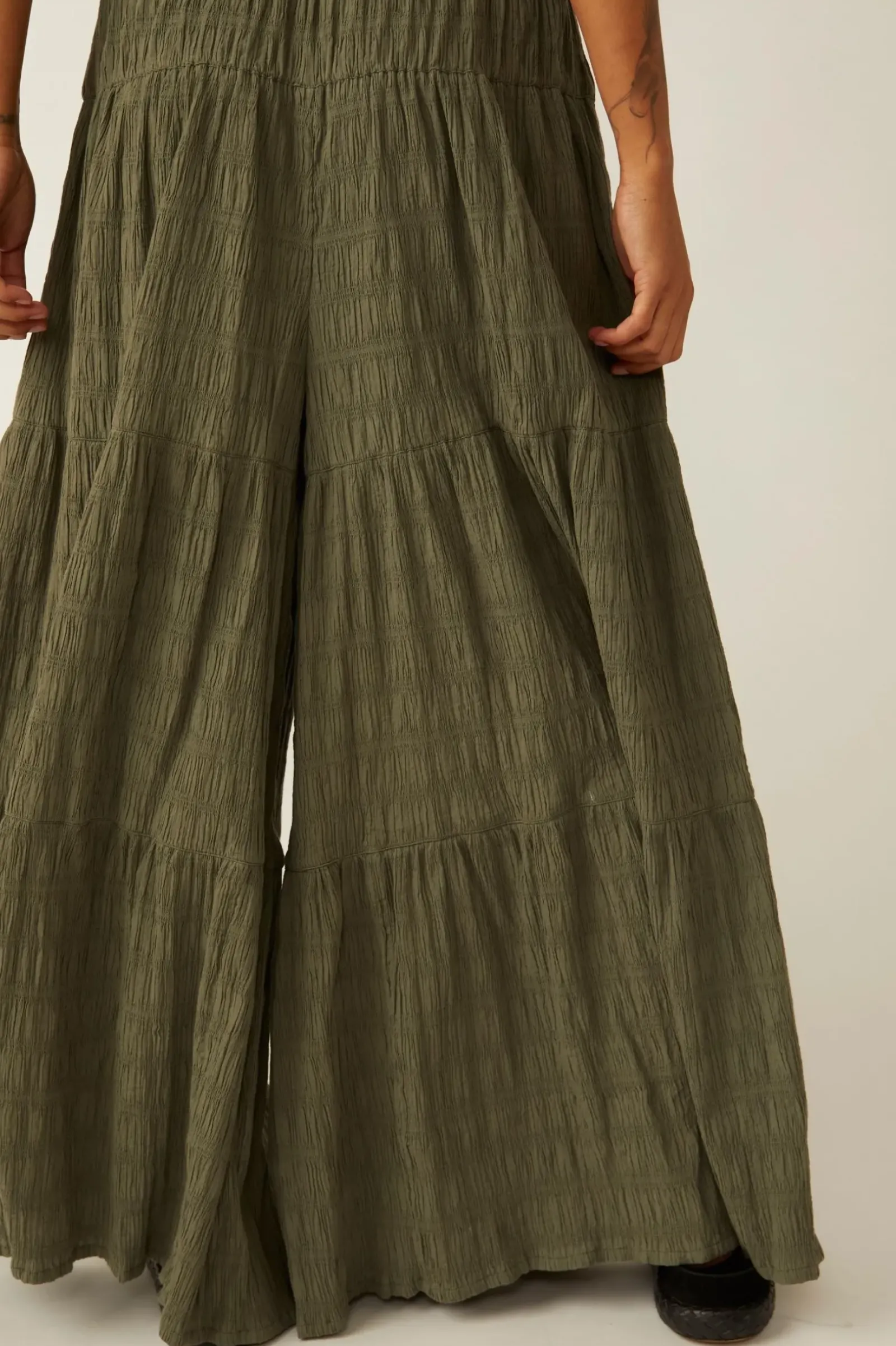 Free People In Paradise Wide Leg Pant - Dried Basil Sale