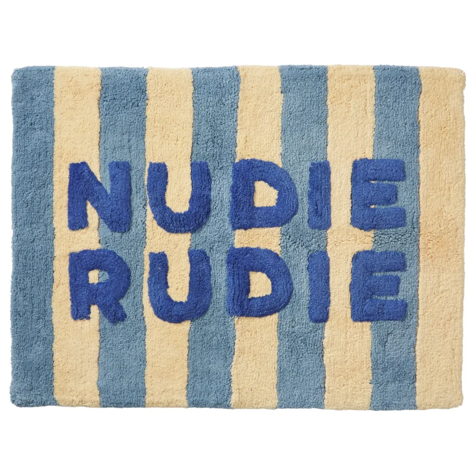 Sage & Clare Sage & Clare Ira Nudie Rudie Bath Mat - Blue Jean New