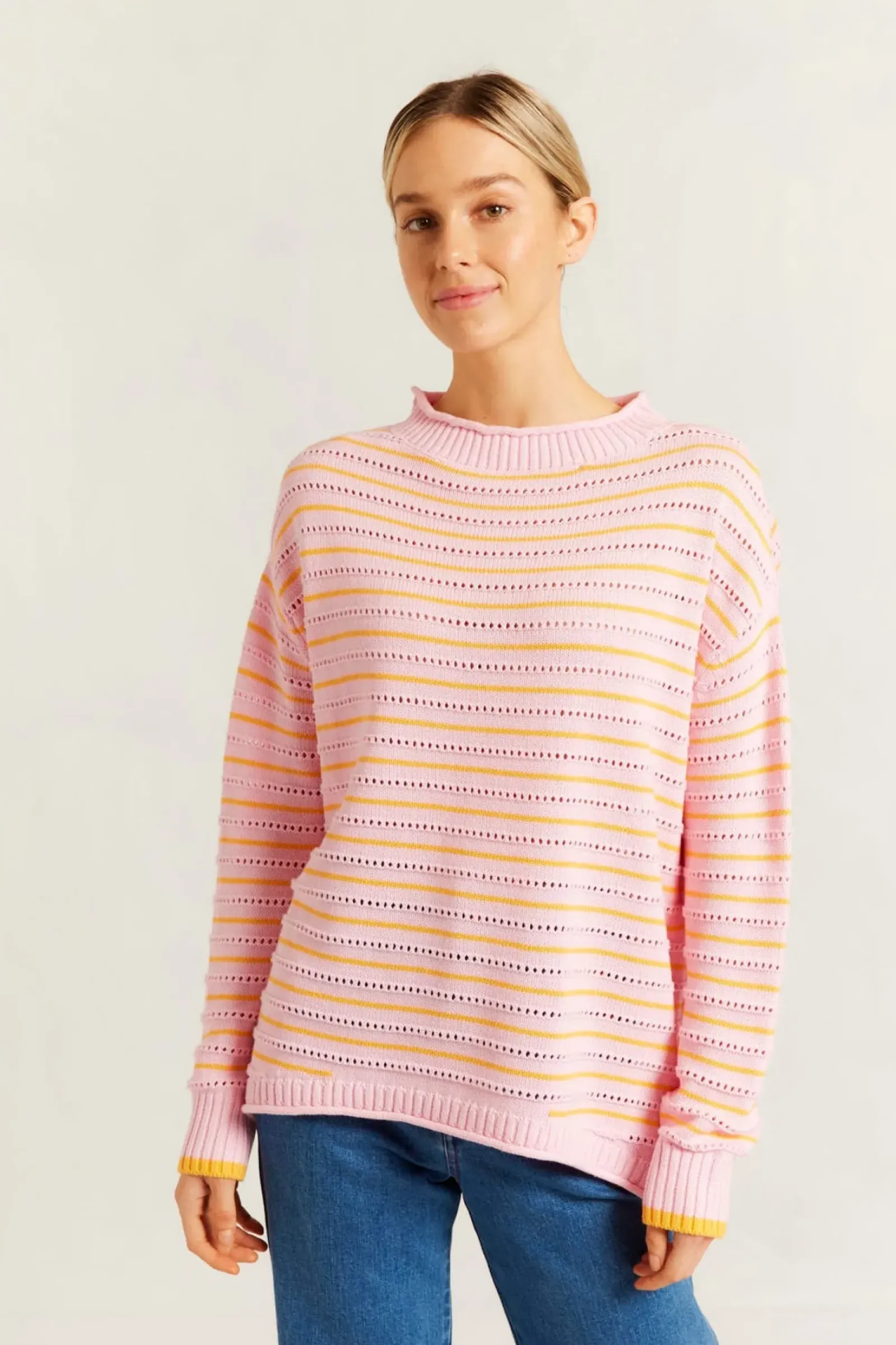 Alessandra Alyssa Sweater - Floss Hot