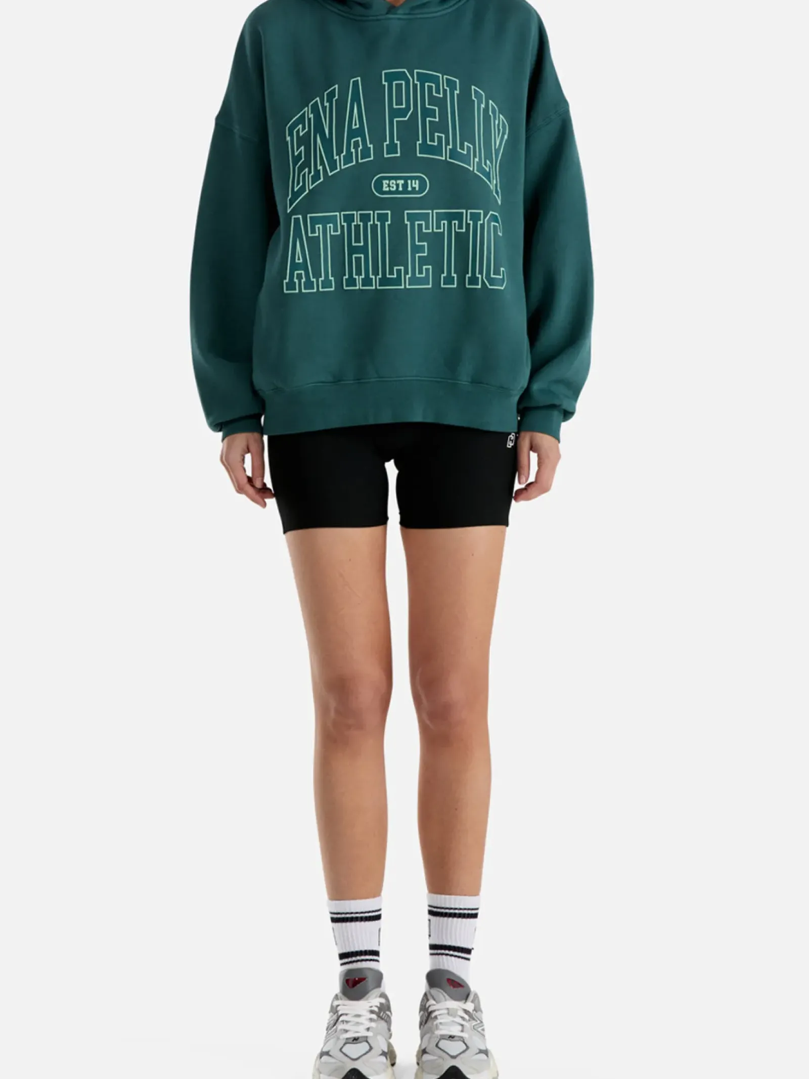 Ena Pelly Athletic Hoodie - Jade Best