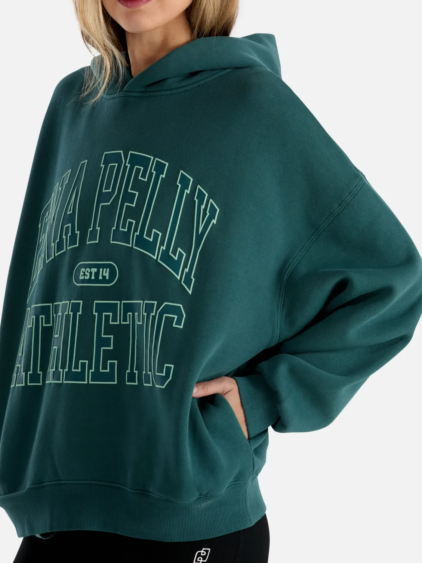 Ena Pelly Athletic Hoodie - Jade Best