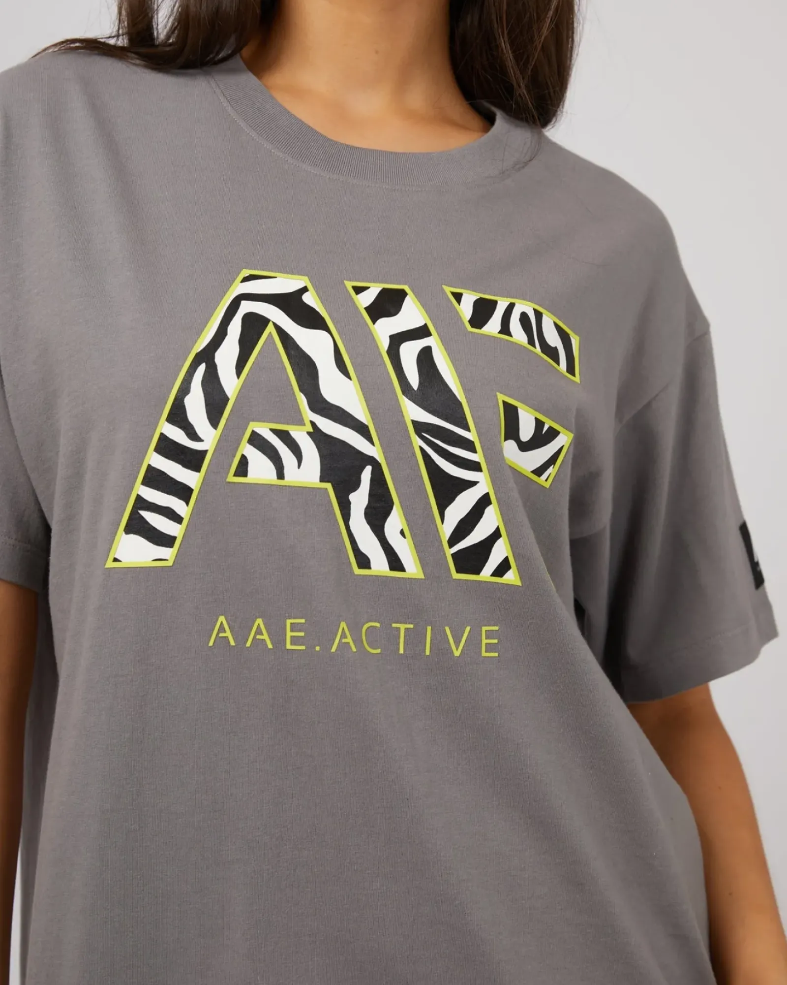All About Eve Parker Active Tee - Charcoal Fashion