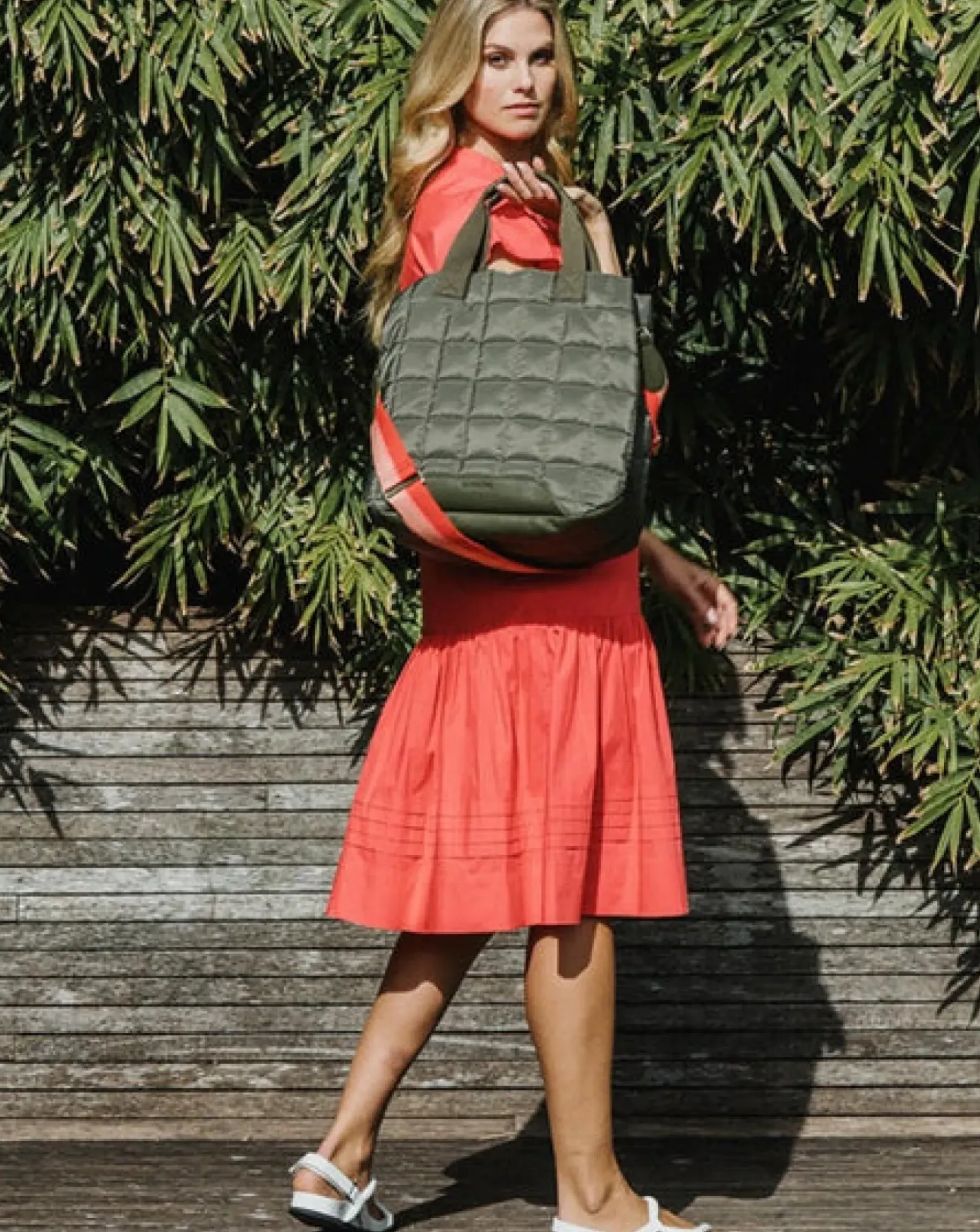 Elms & King Elms & King Santa Monica Tote - Khaki Online