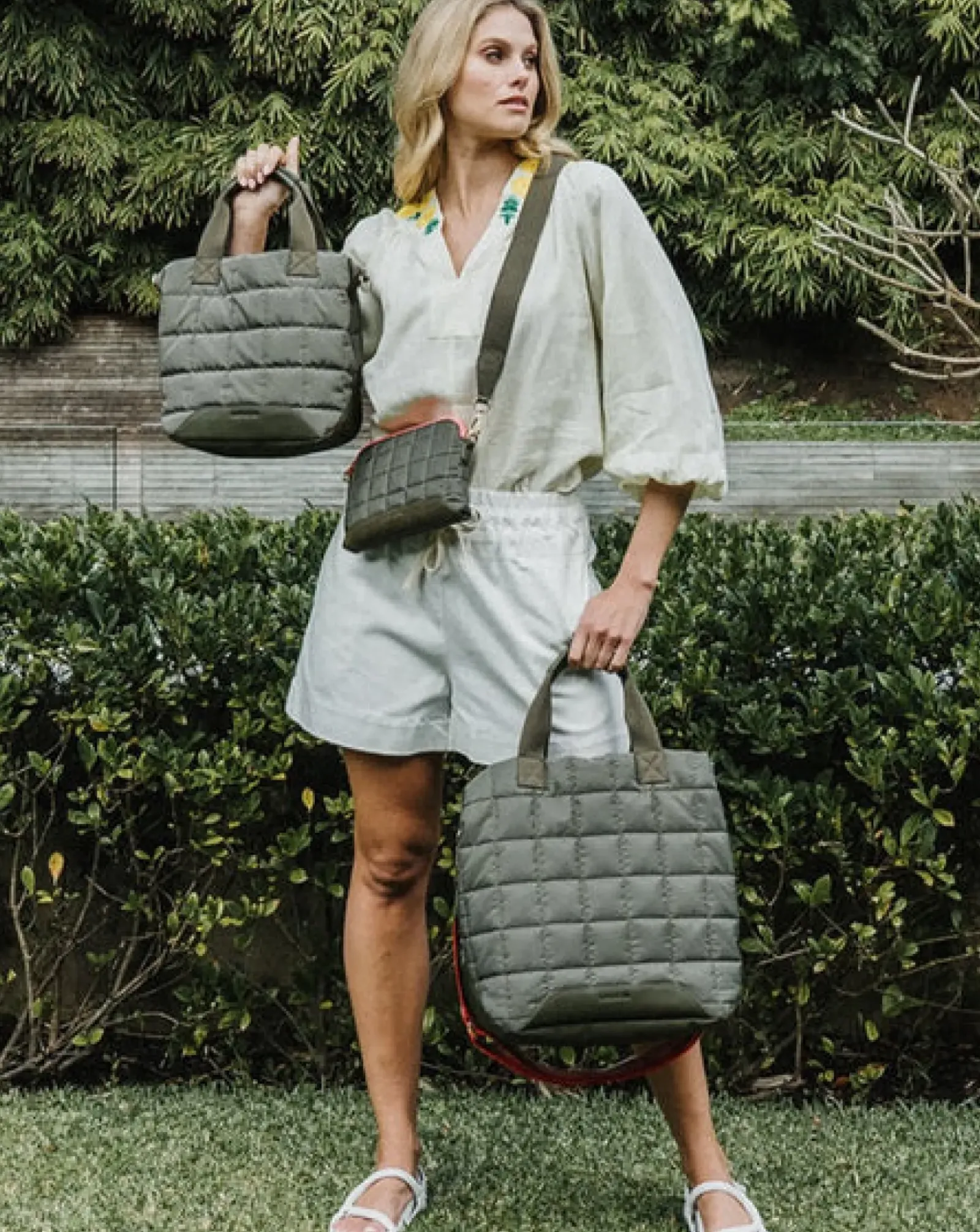 Elms & King Elms & King Santa Monica Tote - Khaki Online