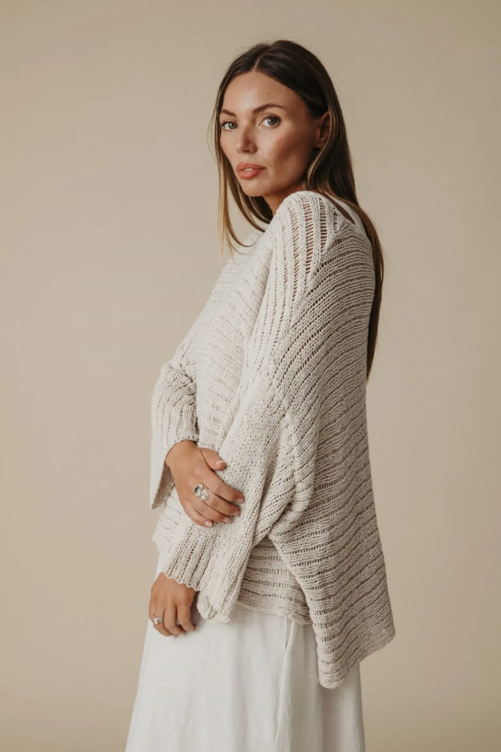 Talamaya Coast to Coast Pullover - Coconut Sale