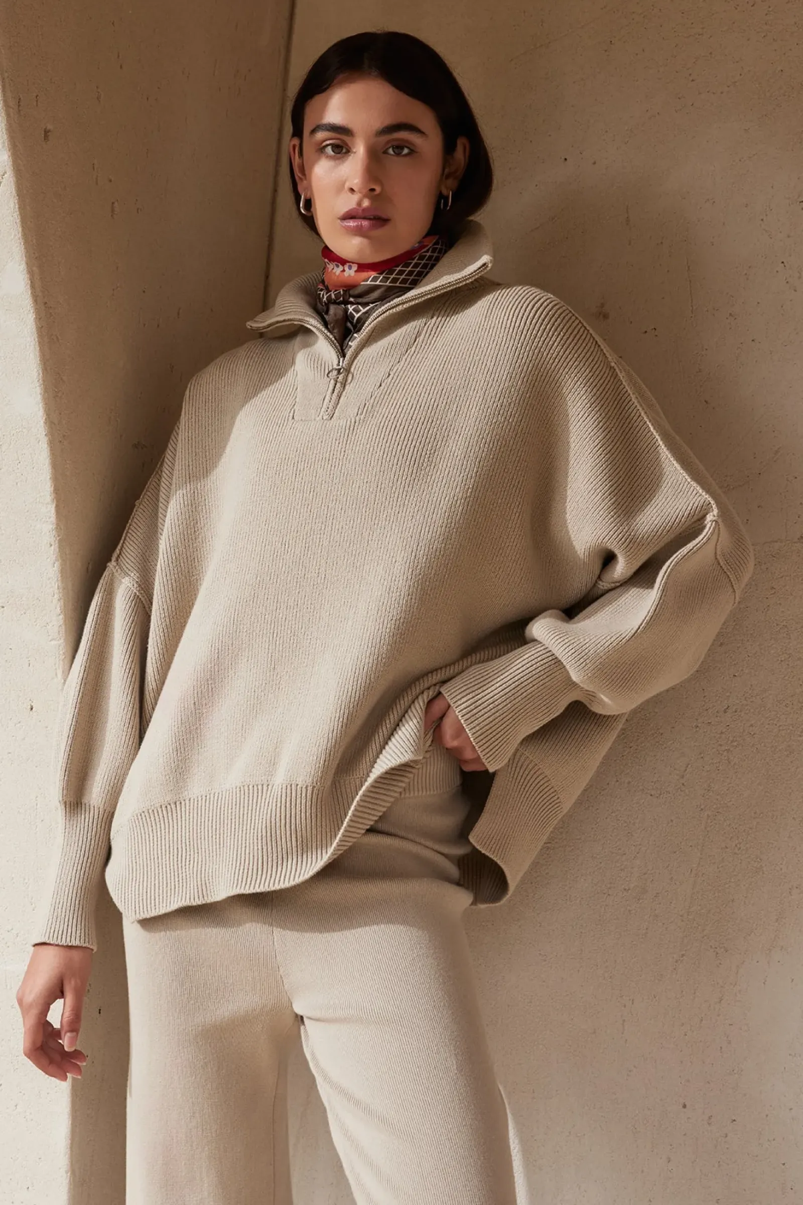 ARCAA London Sweater - Taupe Outlet