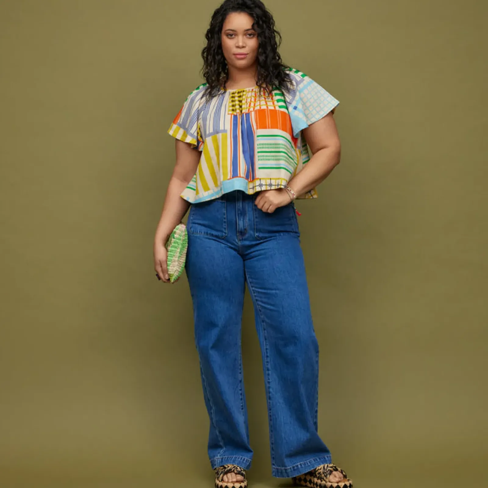 Sage & Clare Sage & Clare Fresno Swing Blouse Hot