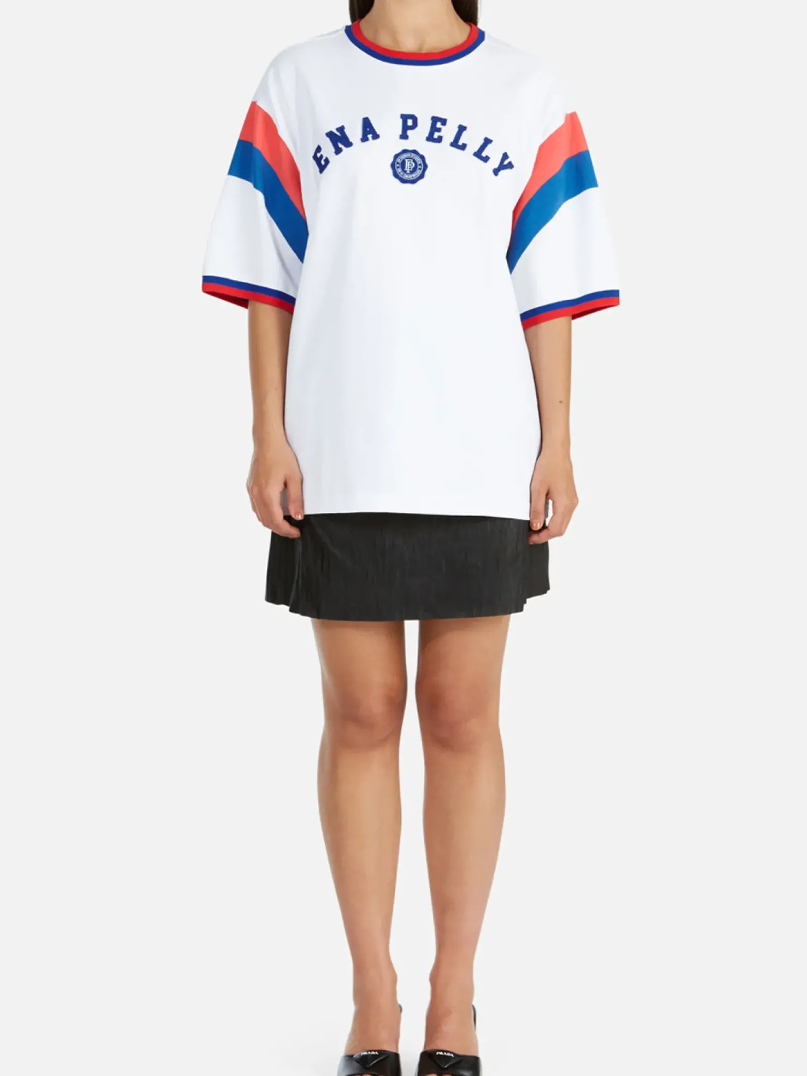 Ena Pelly Fathom Oversized Tee - Bright White Sale