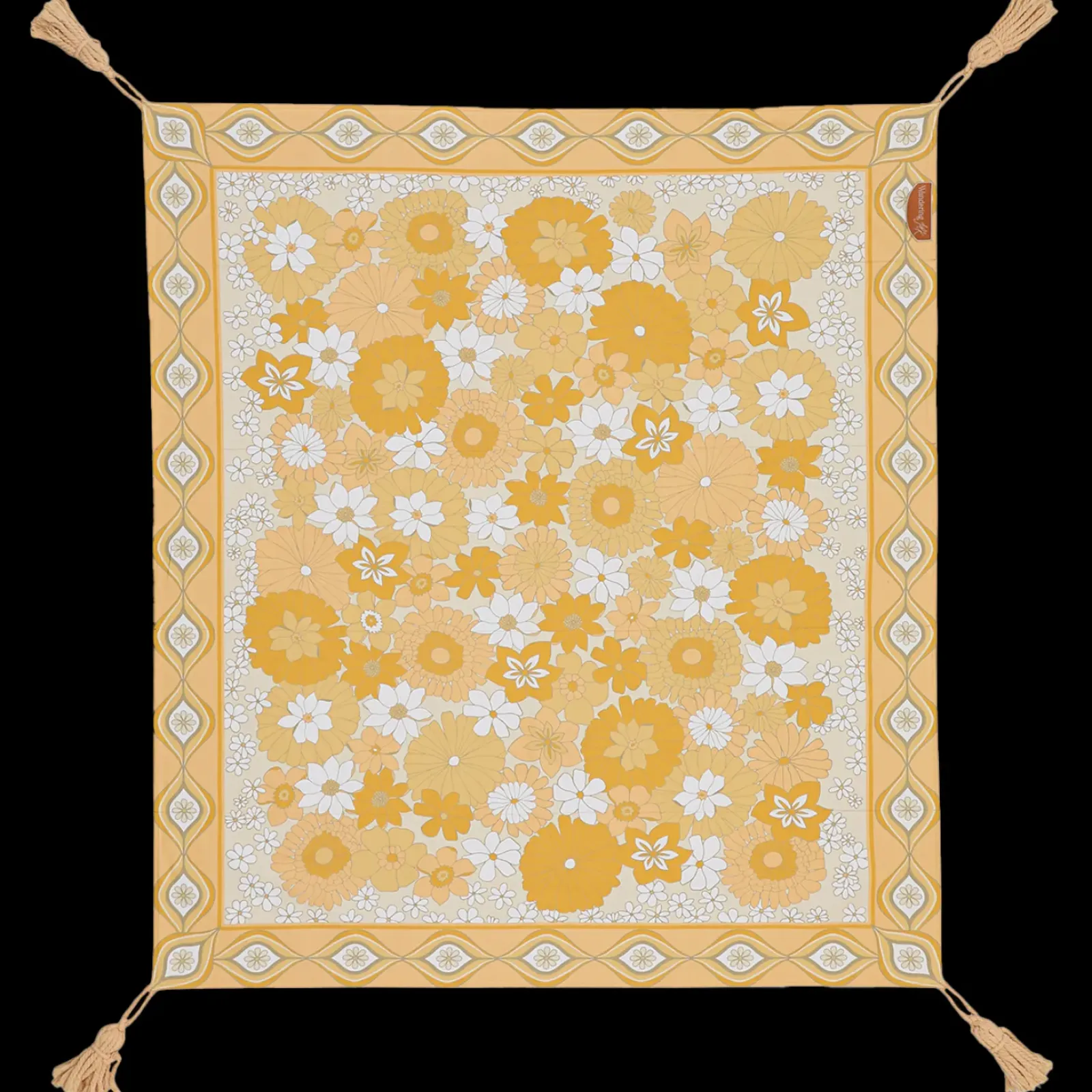Wandering Folk Picnic Rug - Lola Honey Discount