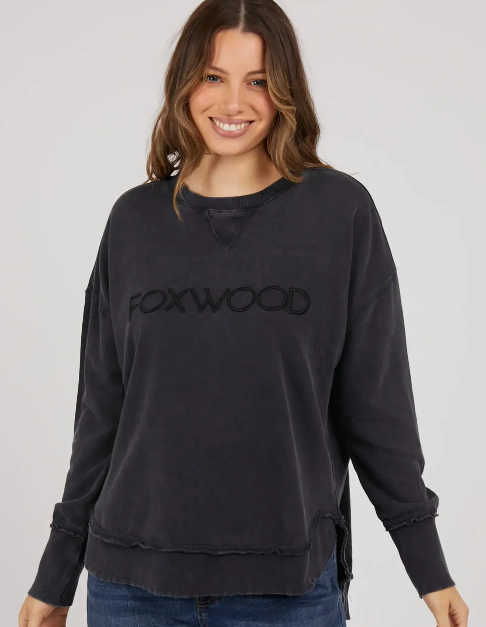 Foxwood Simplified Crew- Washed Navy New